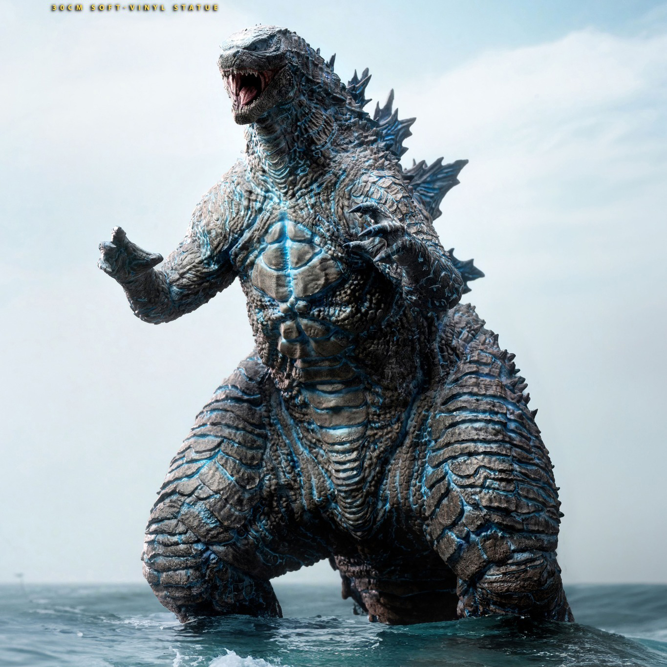 哥吉拉與金剛：新帝國 哥吉拉 搪膠公仔 進化藍光版