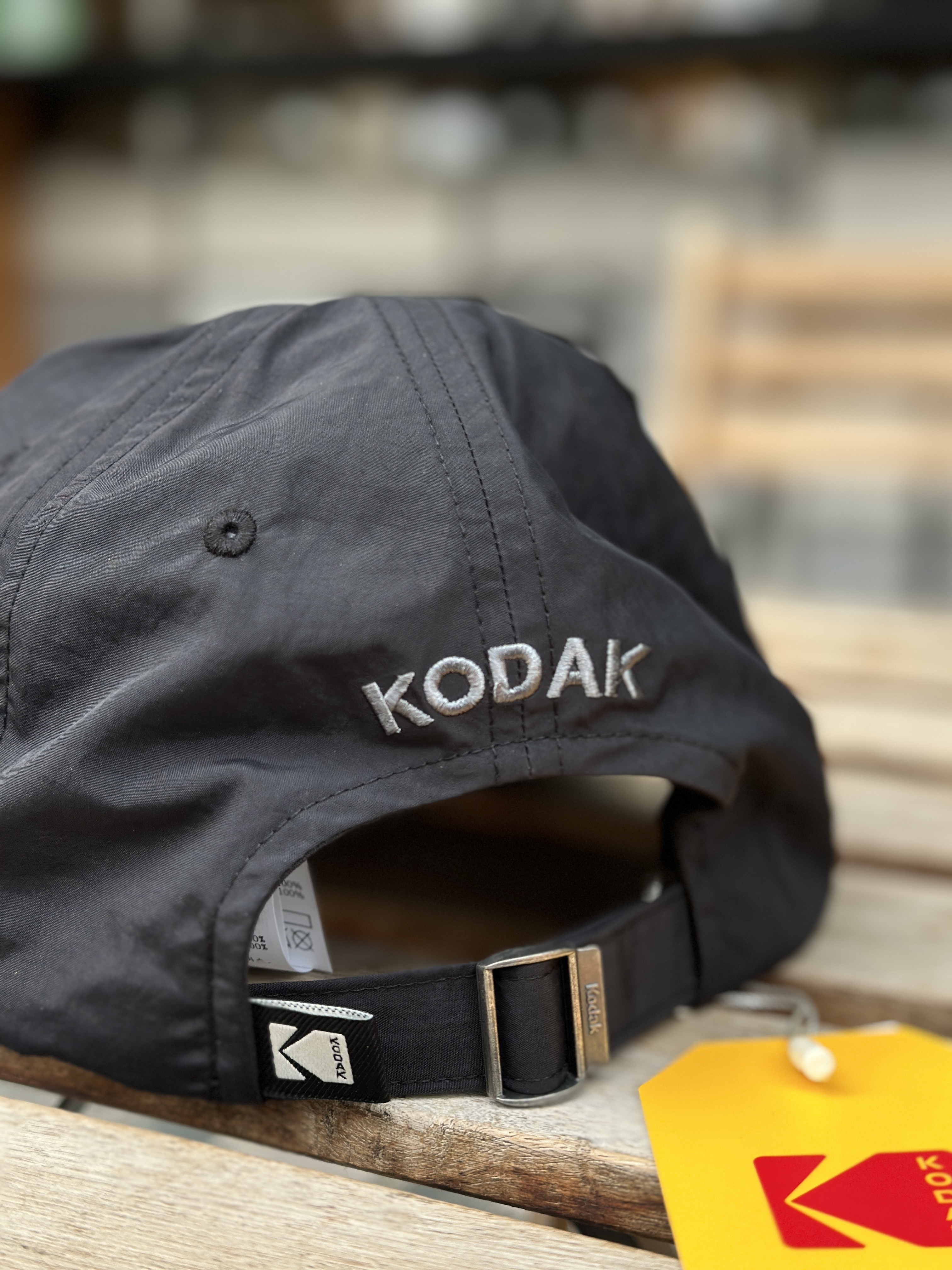 【現貨】Kodak 柯達 橘黃色布標logo 速乾 尼龍老帽 K6243LCP33