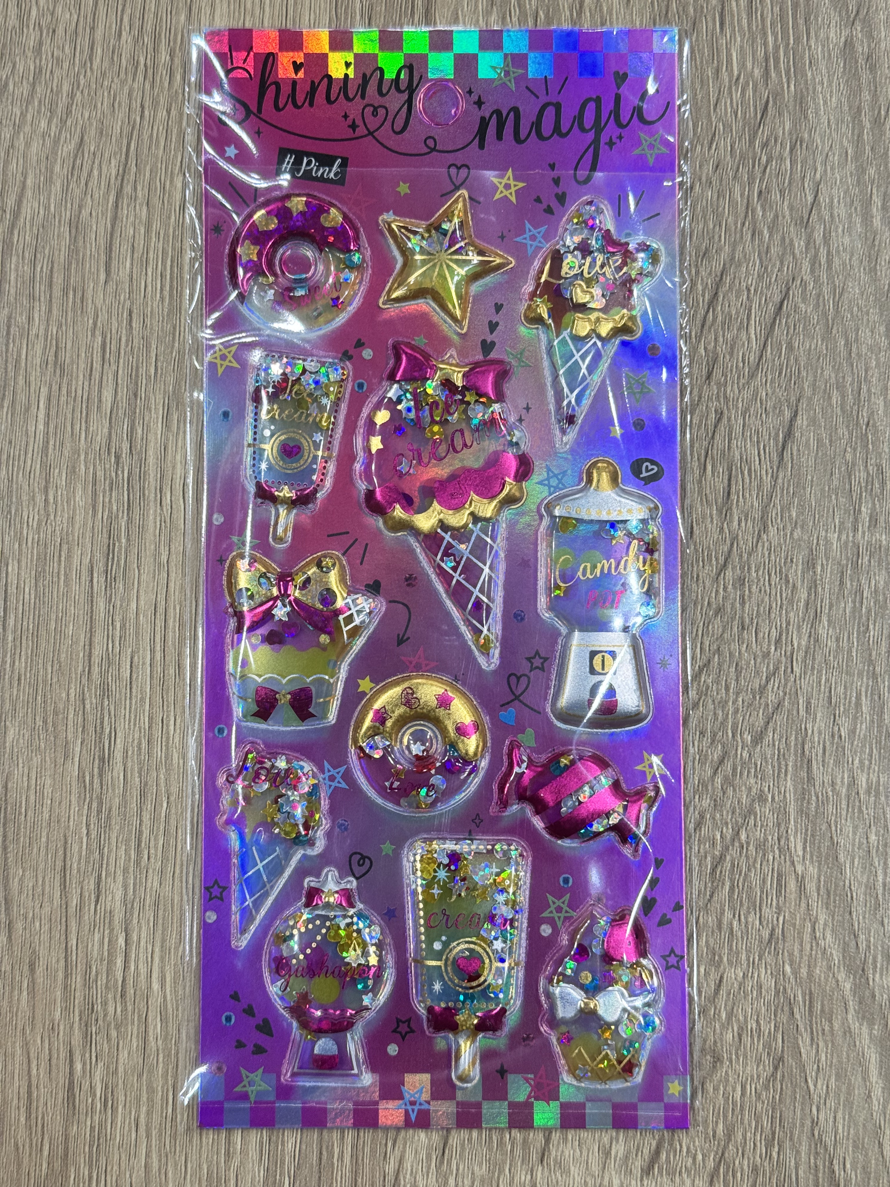 寶石閃亮搖搖貼紙