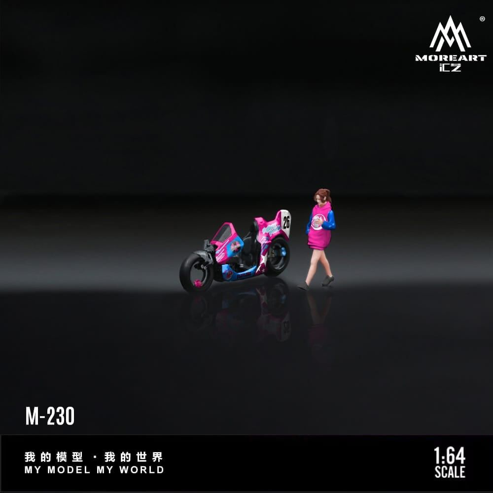 預訂:1/64 MoreArt Cyberpunk #26 Century Future Motorcycle with Figurine (MO222230 )