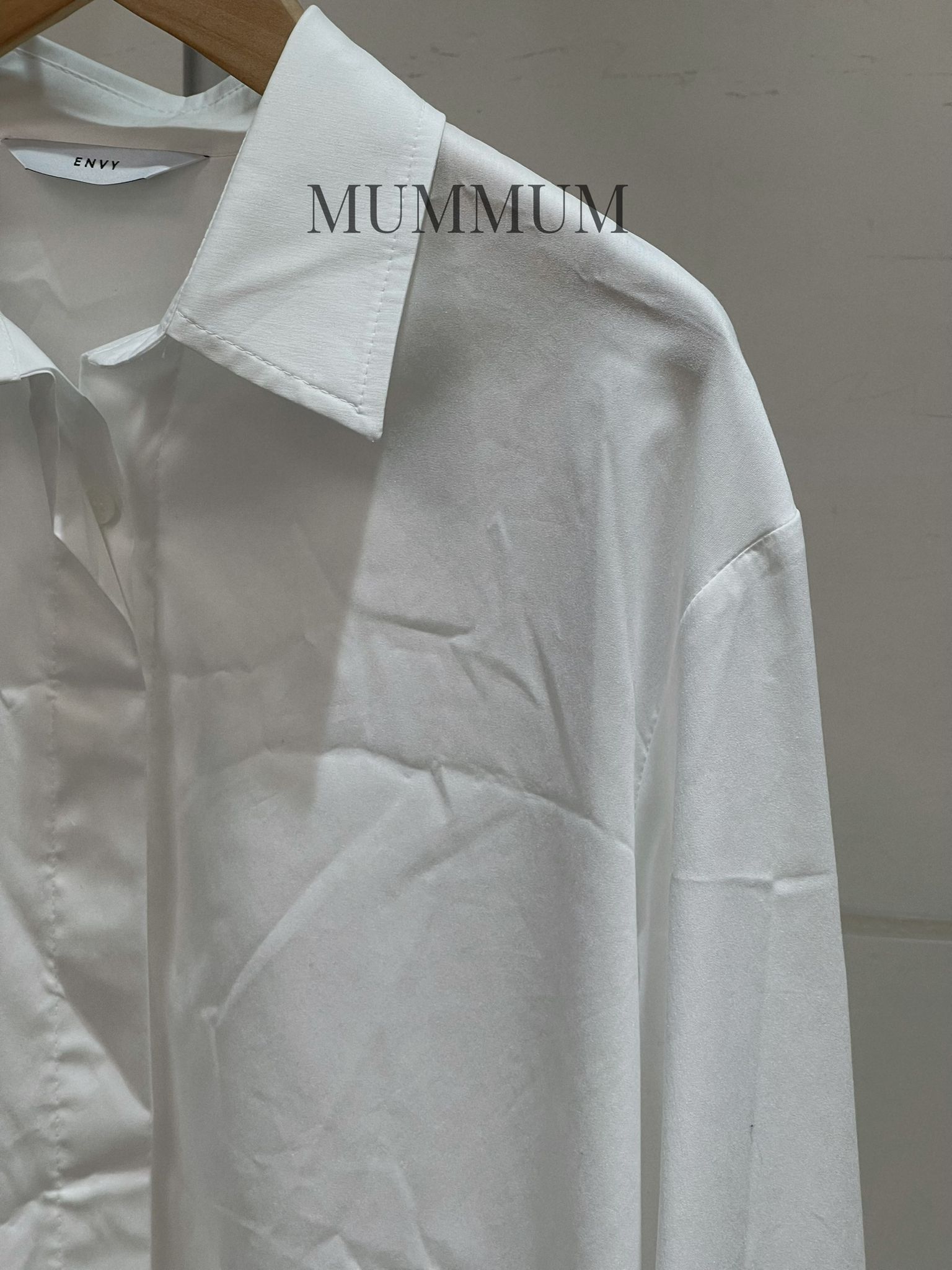 0213150a/摺邊條拼接設計短恤衫 42/42/21-22