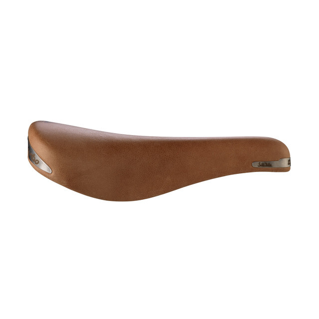 Selle Italia Turbo Racer Leather FeC Light Brown 座墊