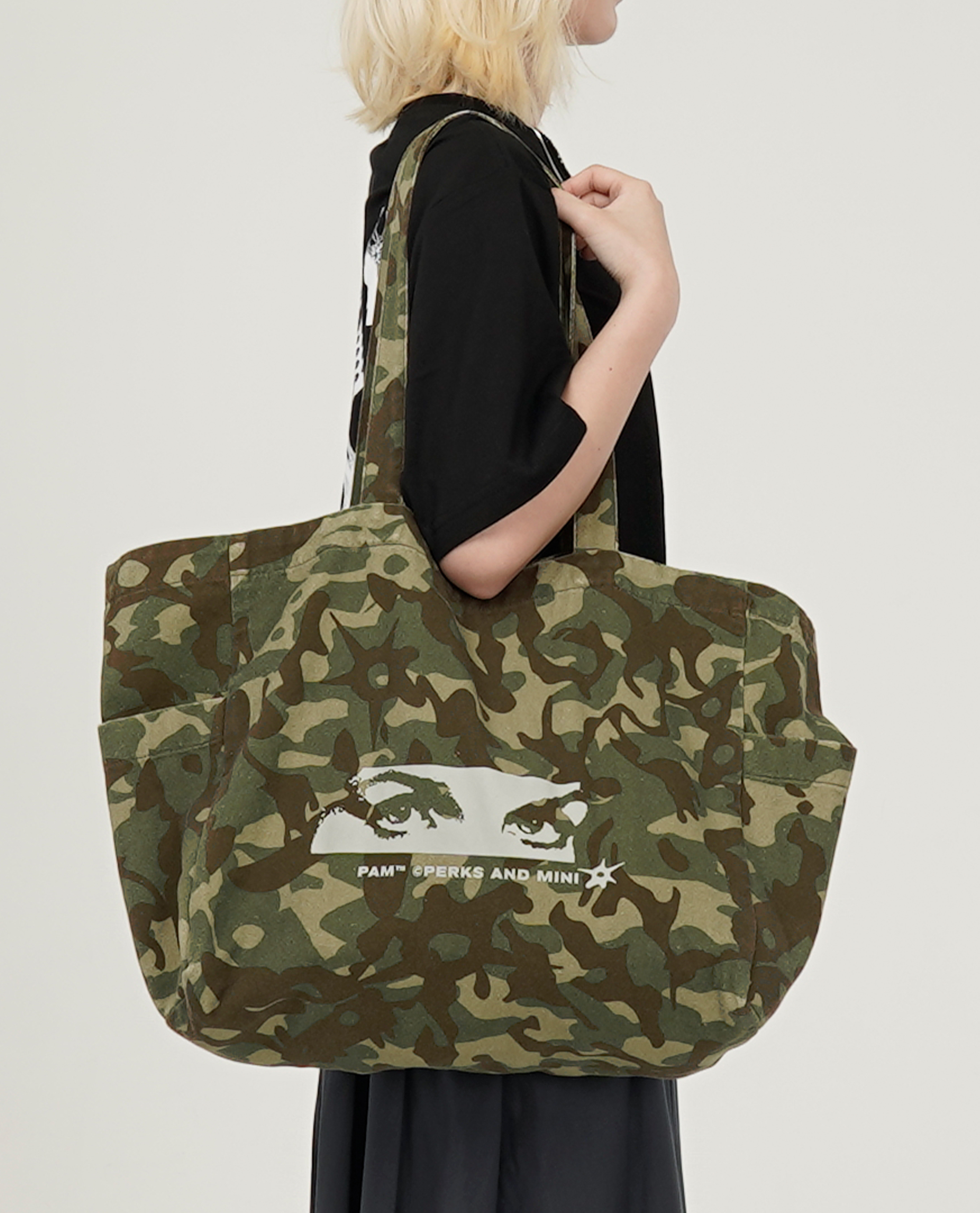 P.A.M. GARDEN VARIETY CAMO TOTE BAG - 26SS