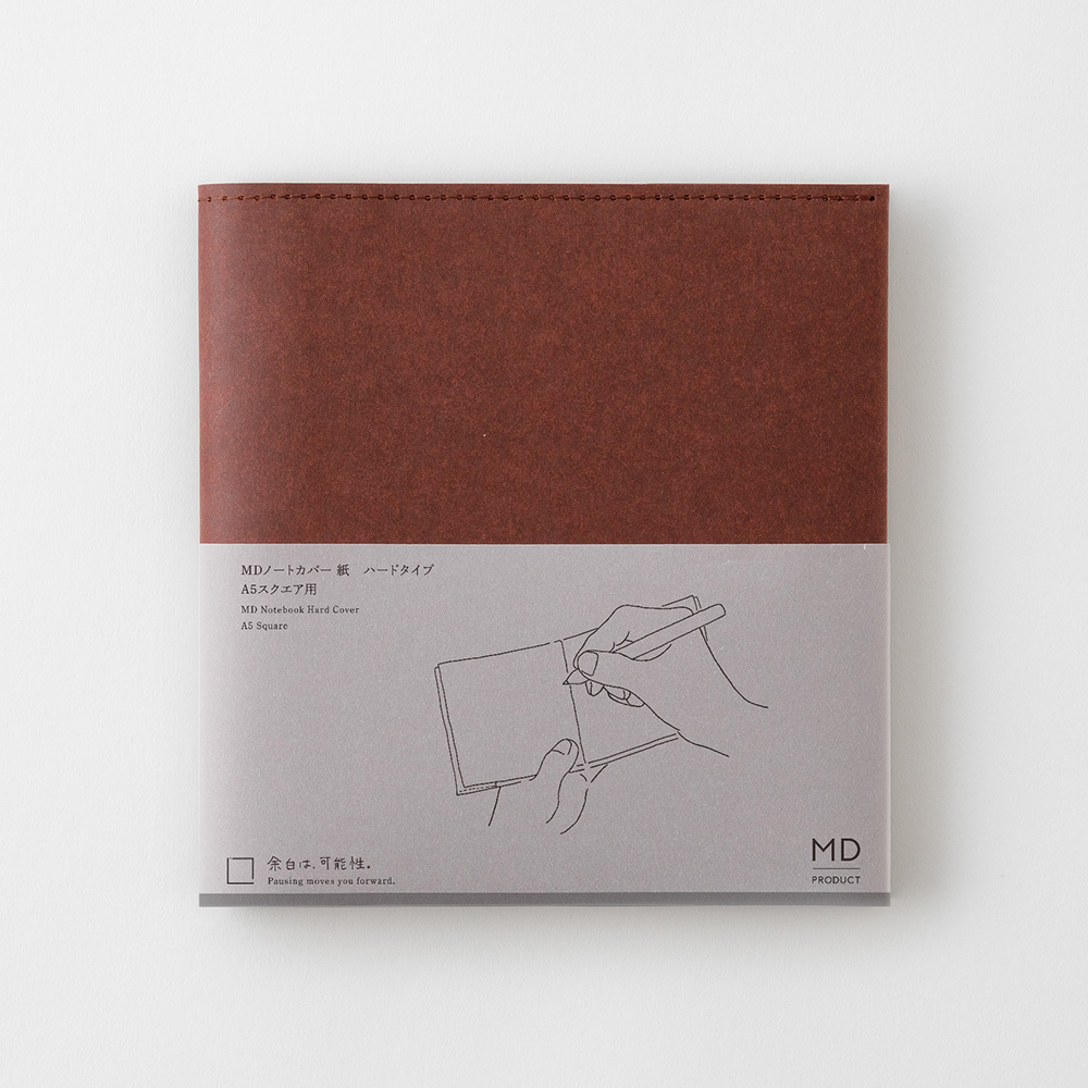 A5 正方形 書套 MD 筆記本 專用揉紙書套｜MD PRODUCTS 日本