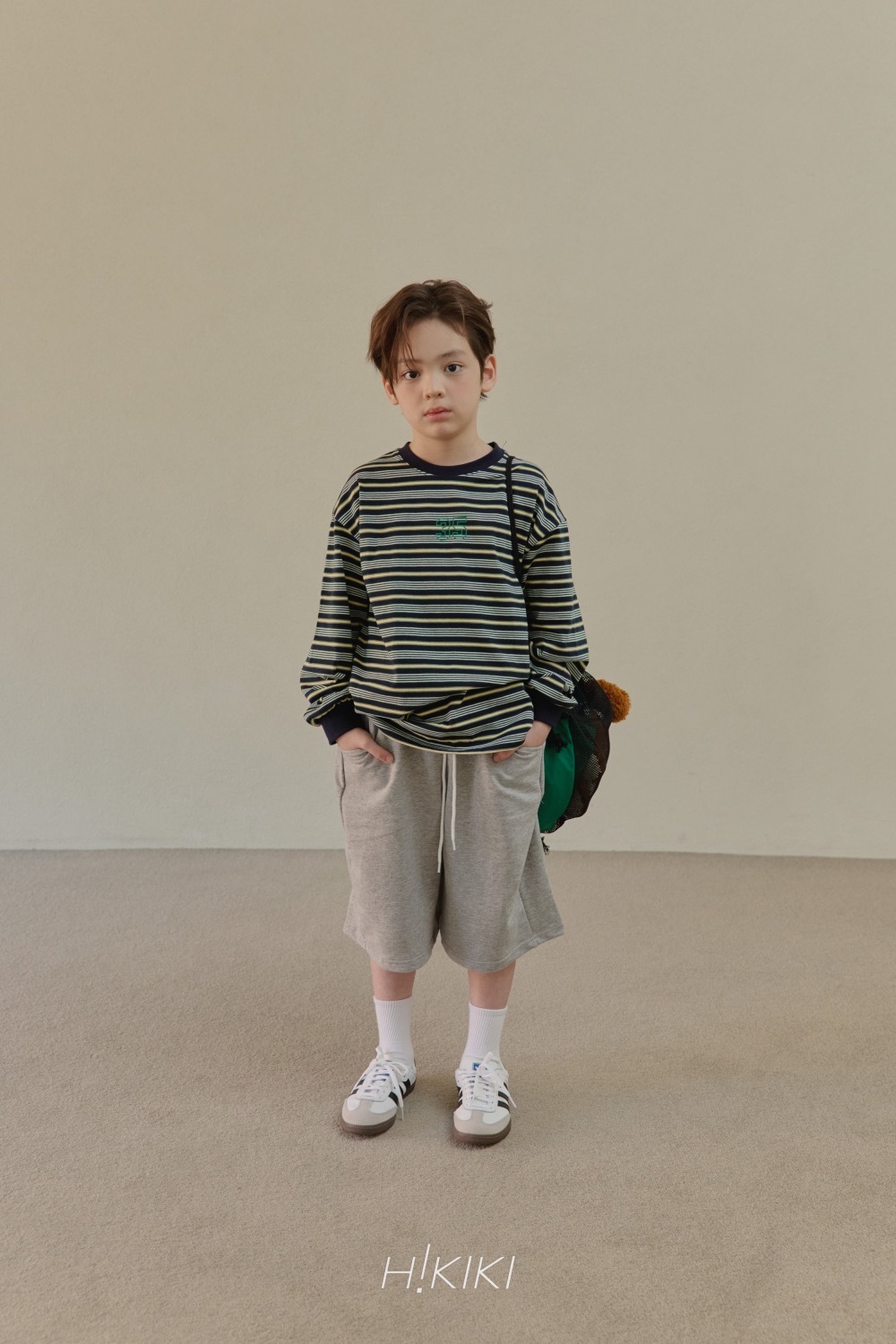 Hi! kiki 35 撞色條紋上衣 / 2色