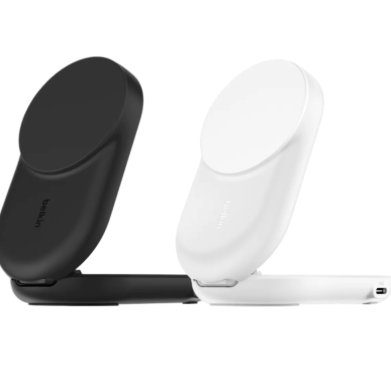 Belkin | UltraCharge Qi2 2合1 可折疊磁吸充電器 25W WIZ039my