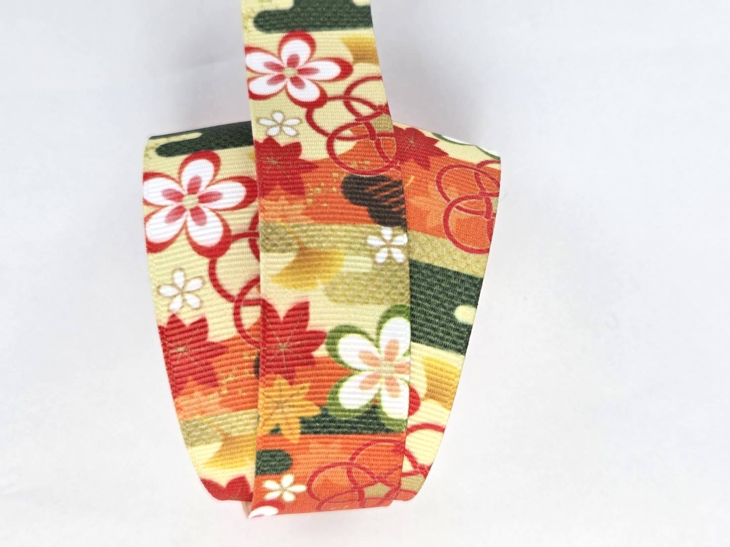 昭和花町_復古櫻花/羅紋/22mm/四款顏色