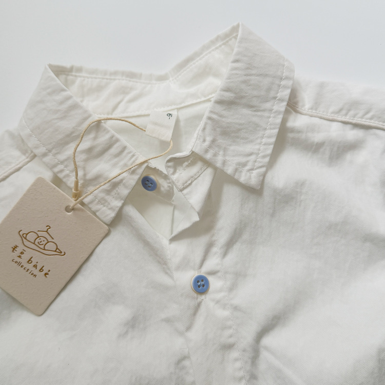 韓系假兩件襯衫