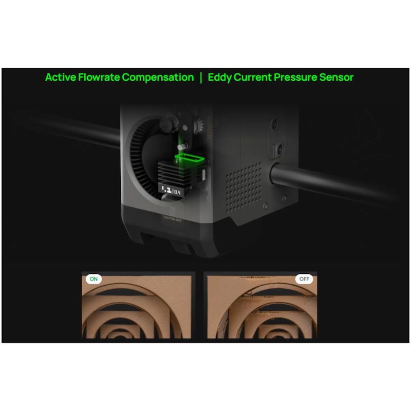 DTSL_Bambu Lab P2S 3D Printer_Active Flowrate Compensation & Eddy Current Pressure Sensor