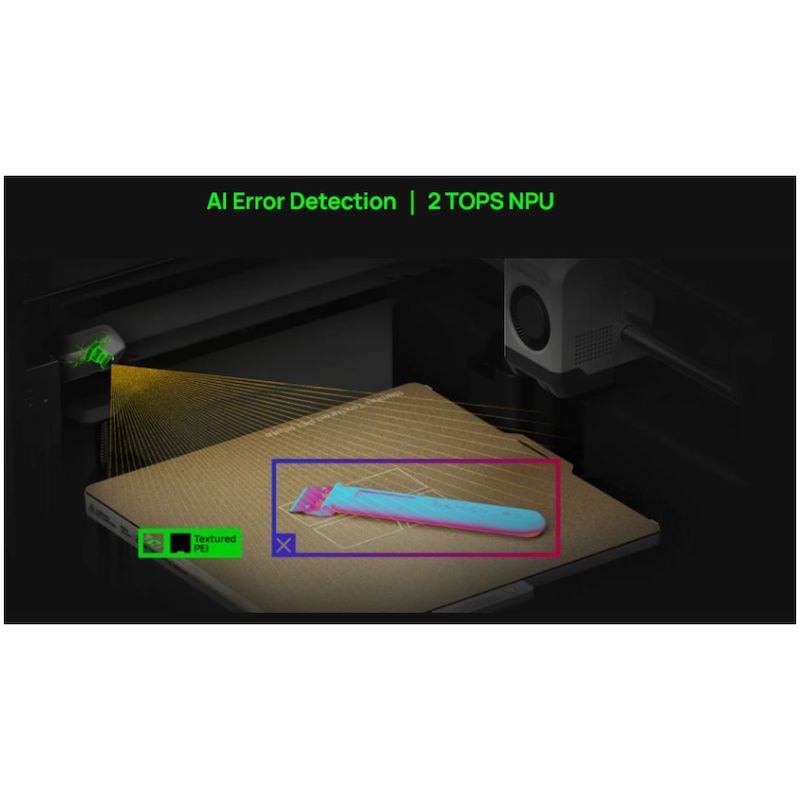 DTSL_Bambu Lab P2S 3D Printer_AI Error Detection & 2 TOPS NPU