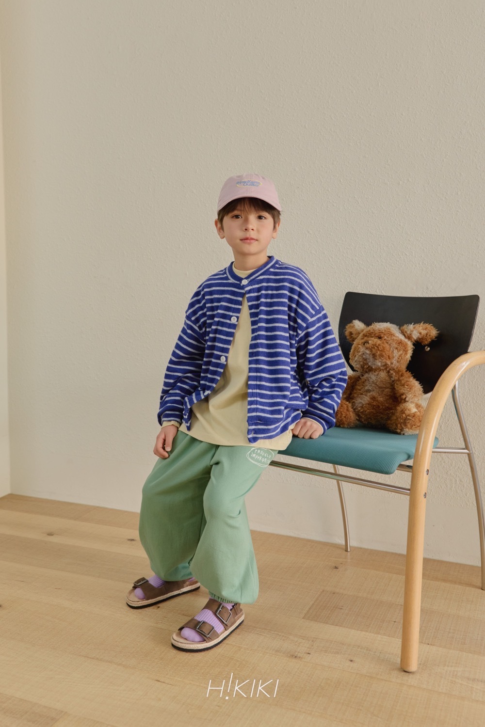 Hi! kiki 條紋圈圈布開衫 / 2色