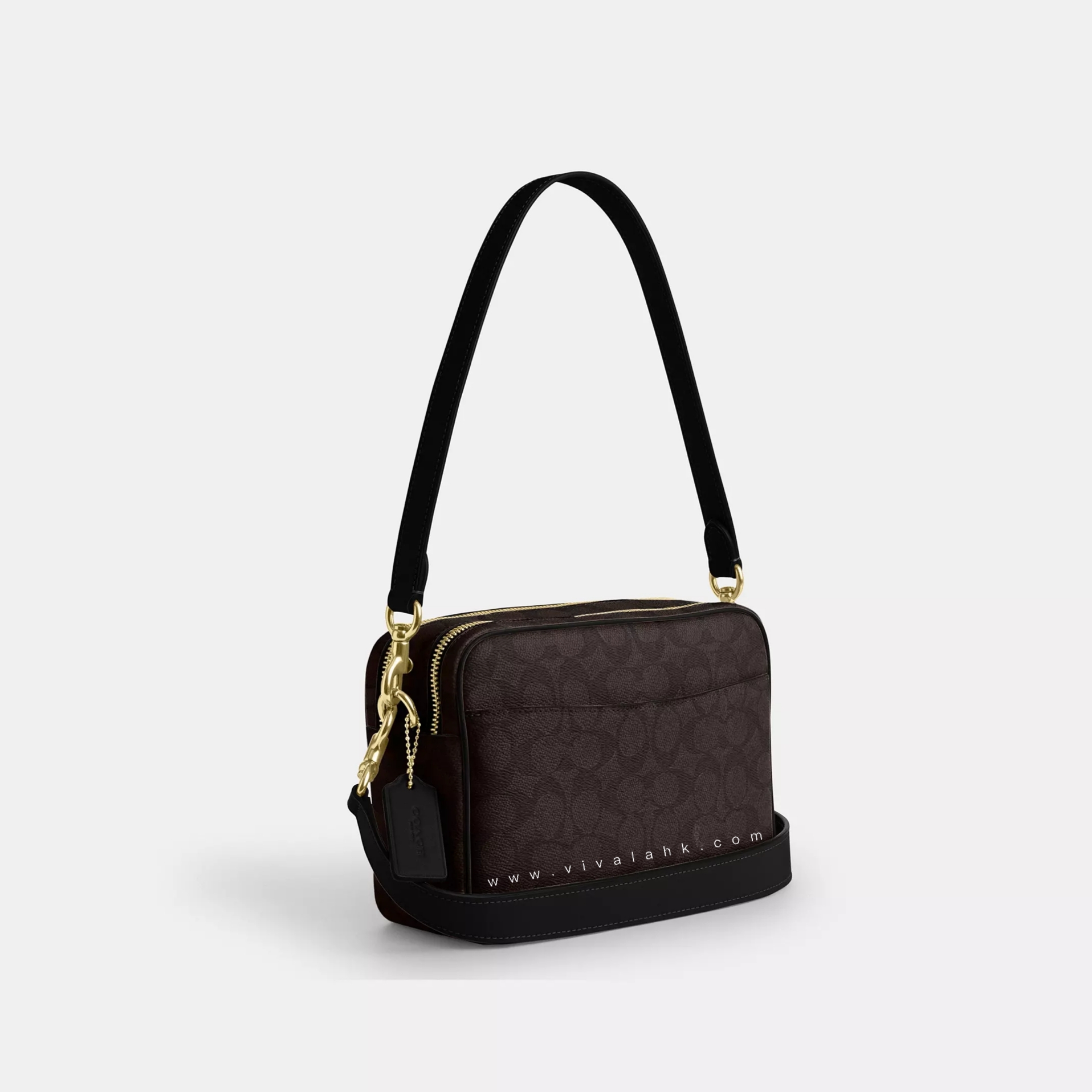 Coach - Carey 單肩+斜孭多用袋 (C字暗花) (CEK66)