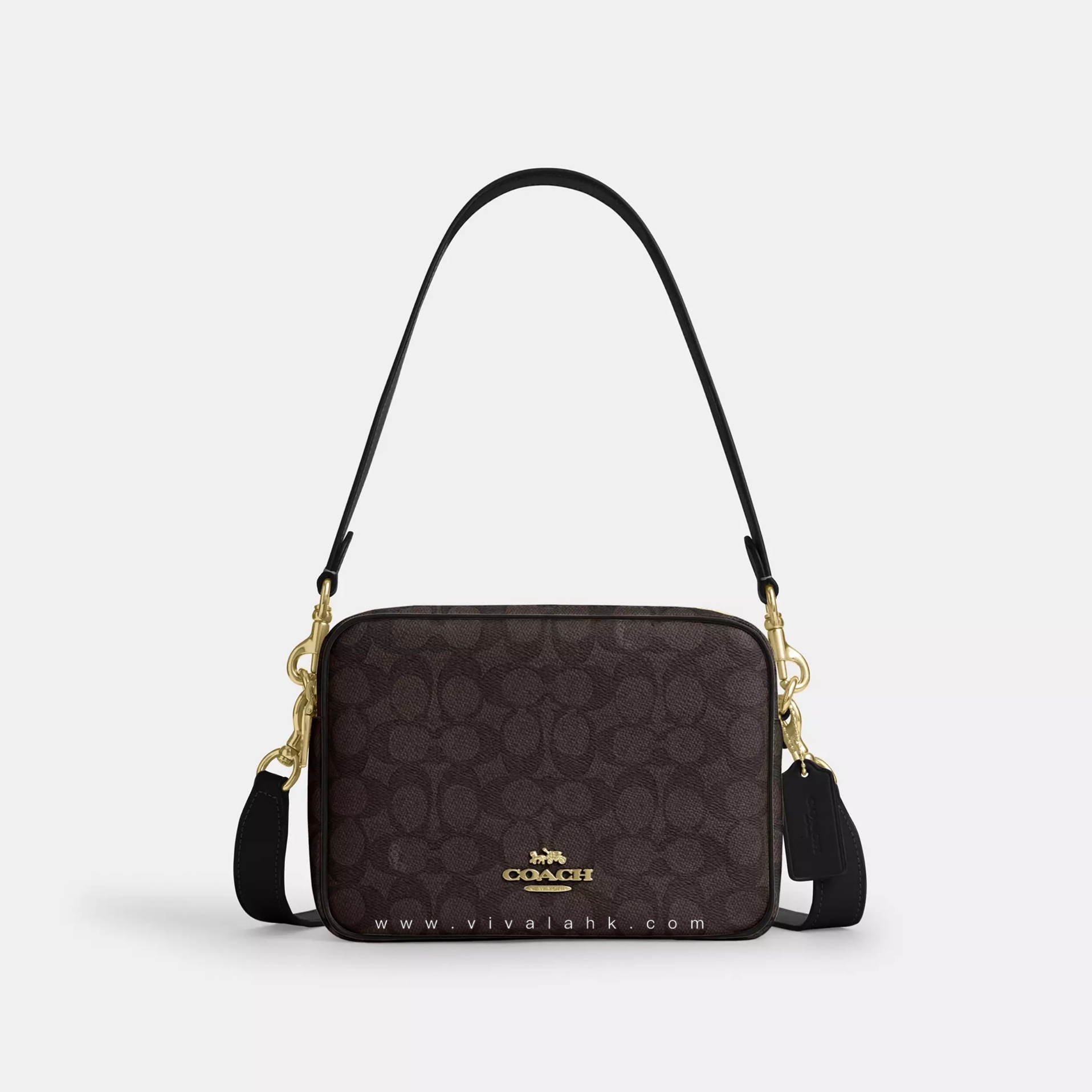 Coach - Carey 單肩+斜孭多用袋 (C字暗花) (CEK66)