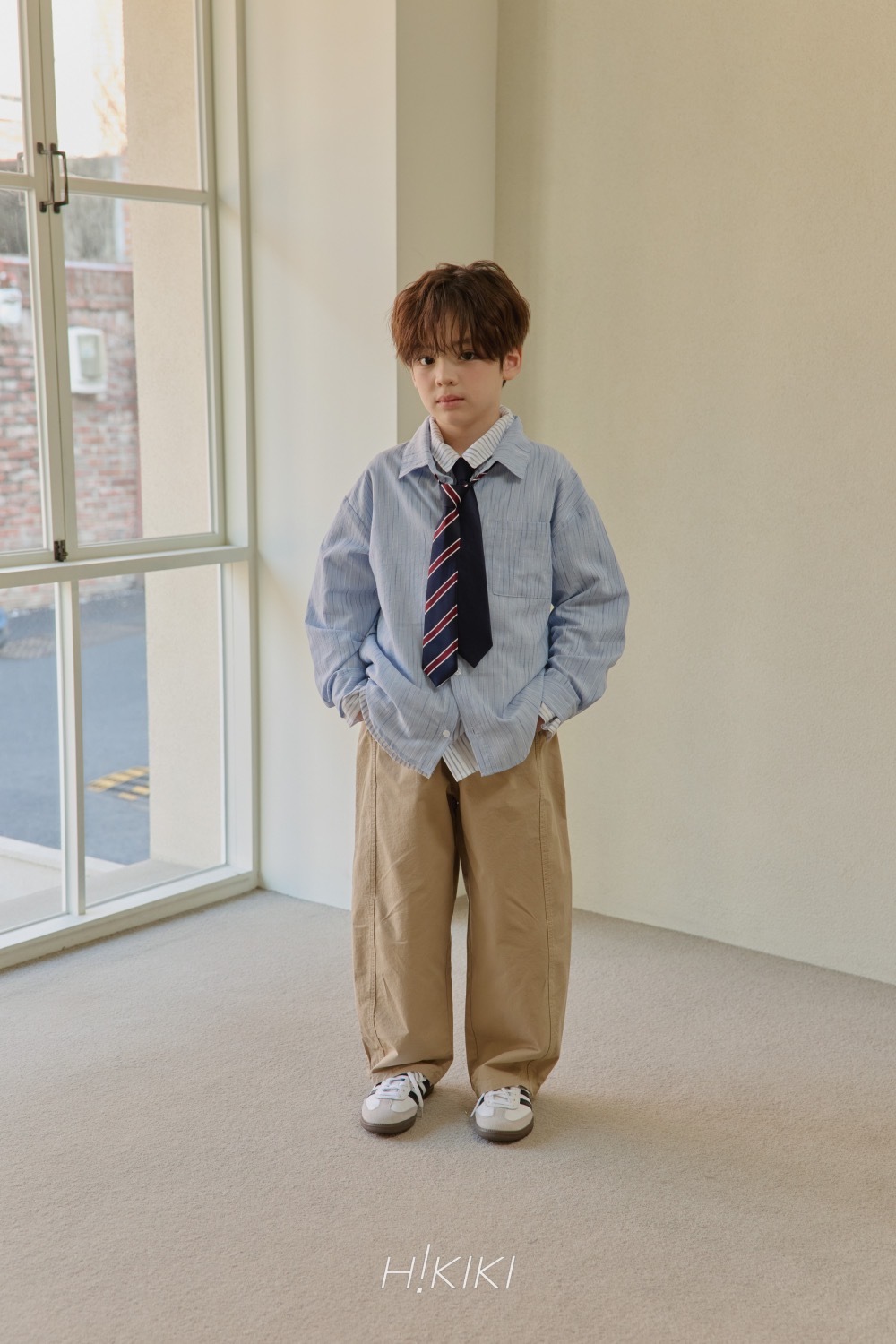 Hi! kiki Dandy 條紋襯衫 / 2色