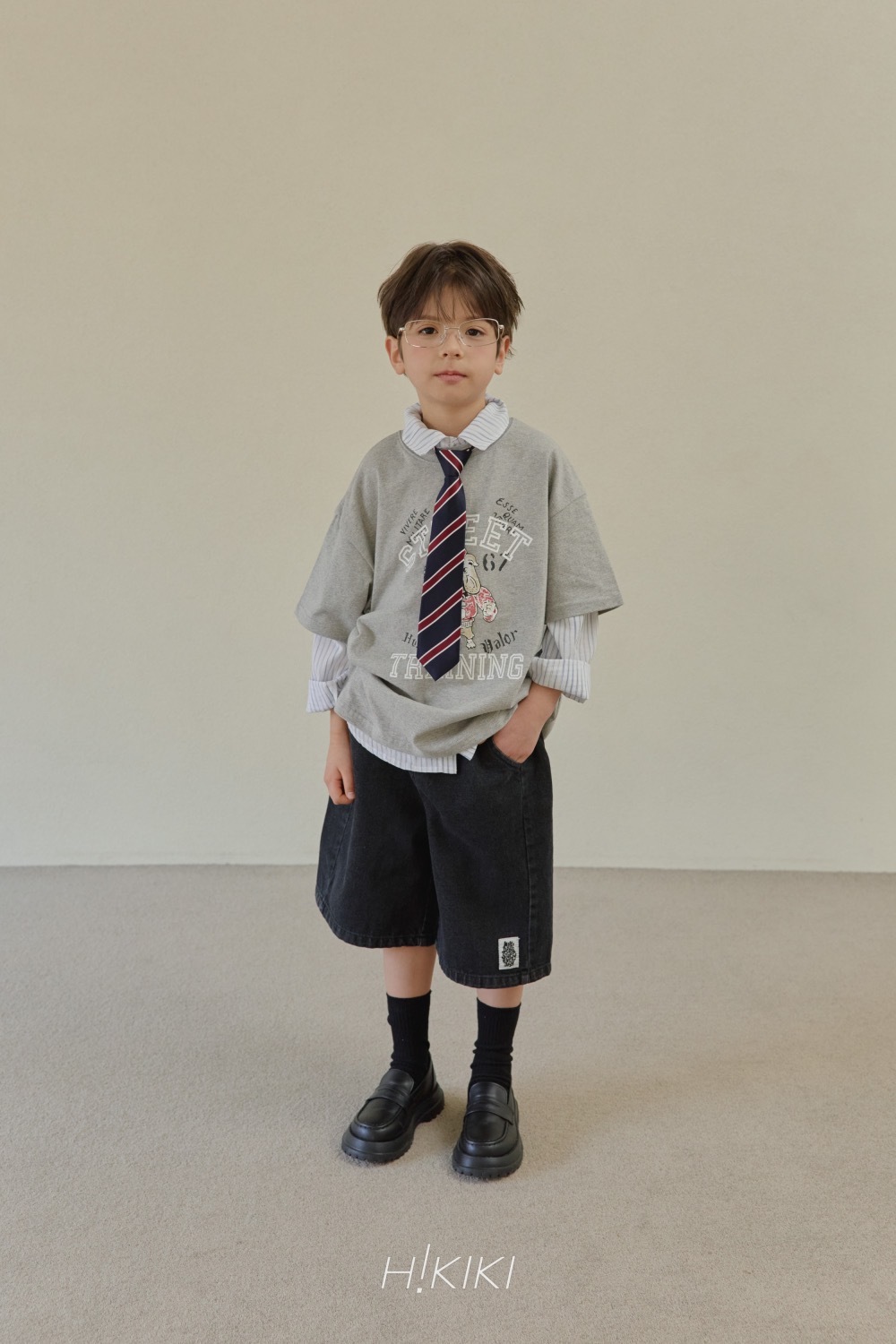 Hi! kiki Dandy 條紋襯衫 / 2色