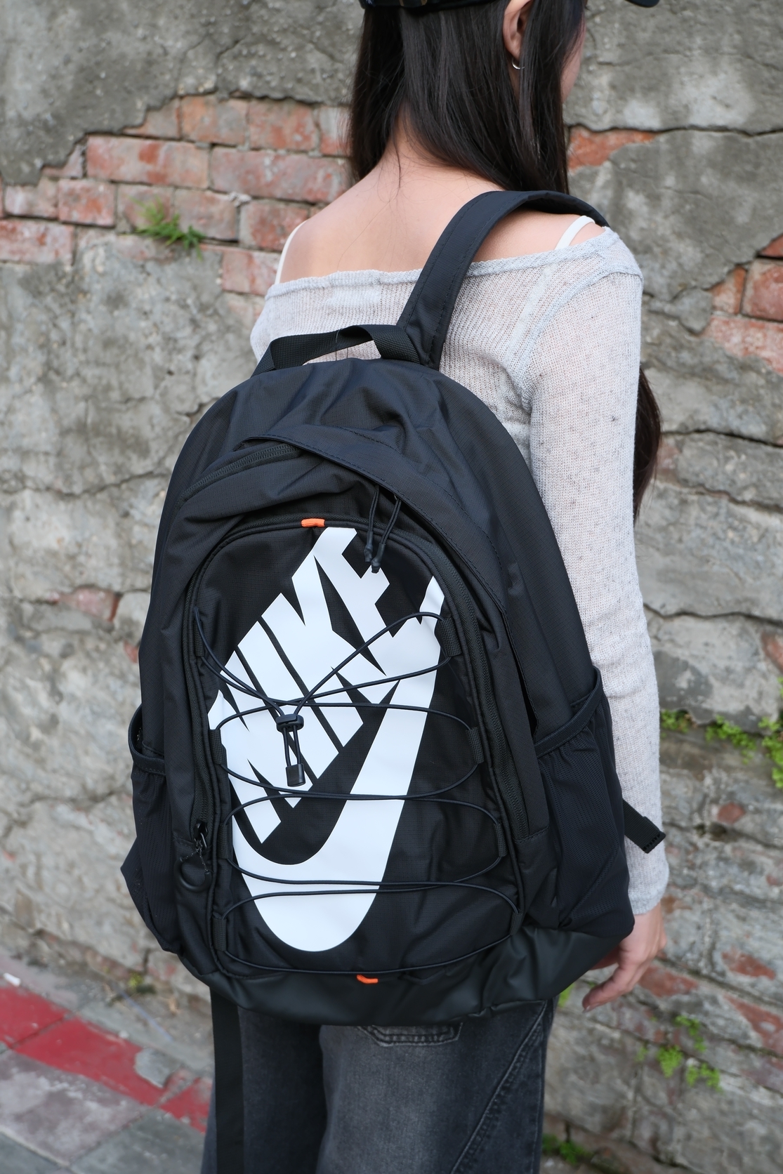 Hayward Bkpk NIKE 黑白色 運動包 書包 旅行包 大容量 雙層 後背包 HJ8200-010