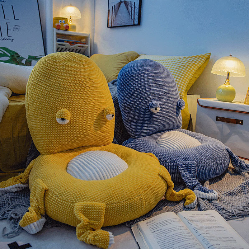 《6589》厭世章魚背靠懶人沙發坐墊