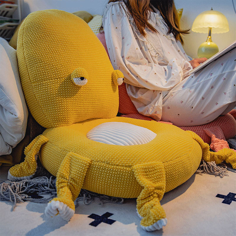 《6589》厭世章魚背靠懶人沙發坐墊