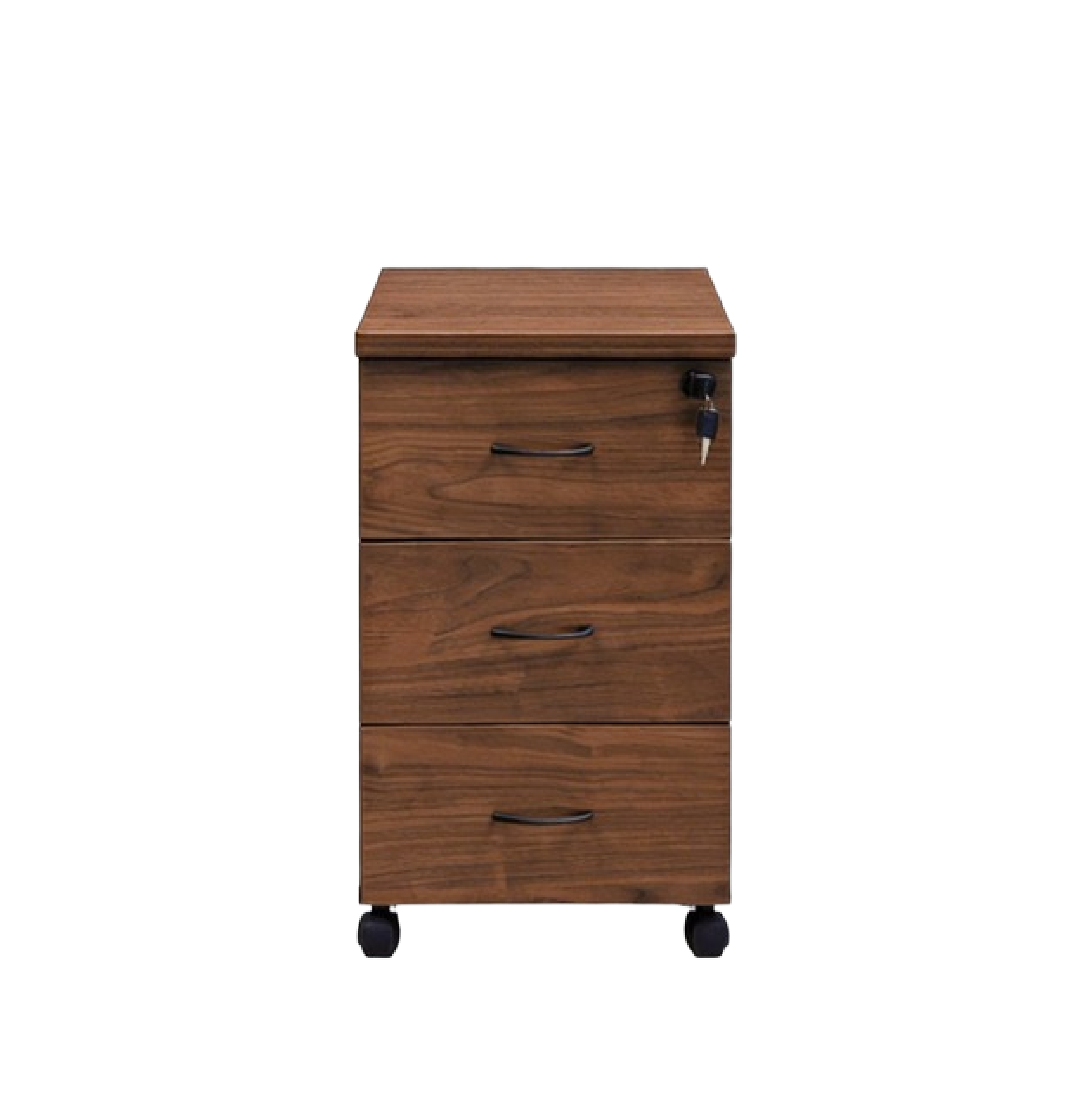 歌德雙色活動櫃(大理胡桃/木製)-H63cm