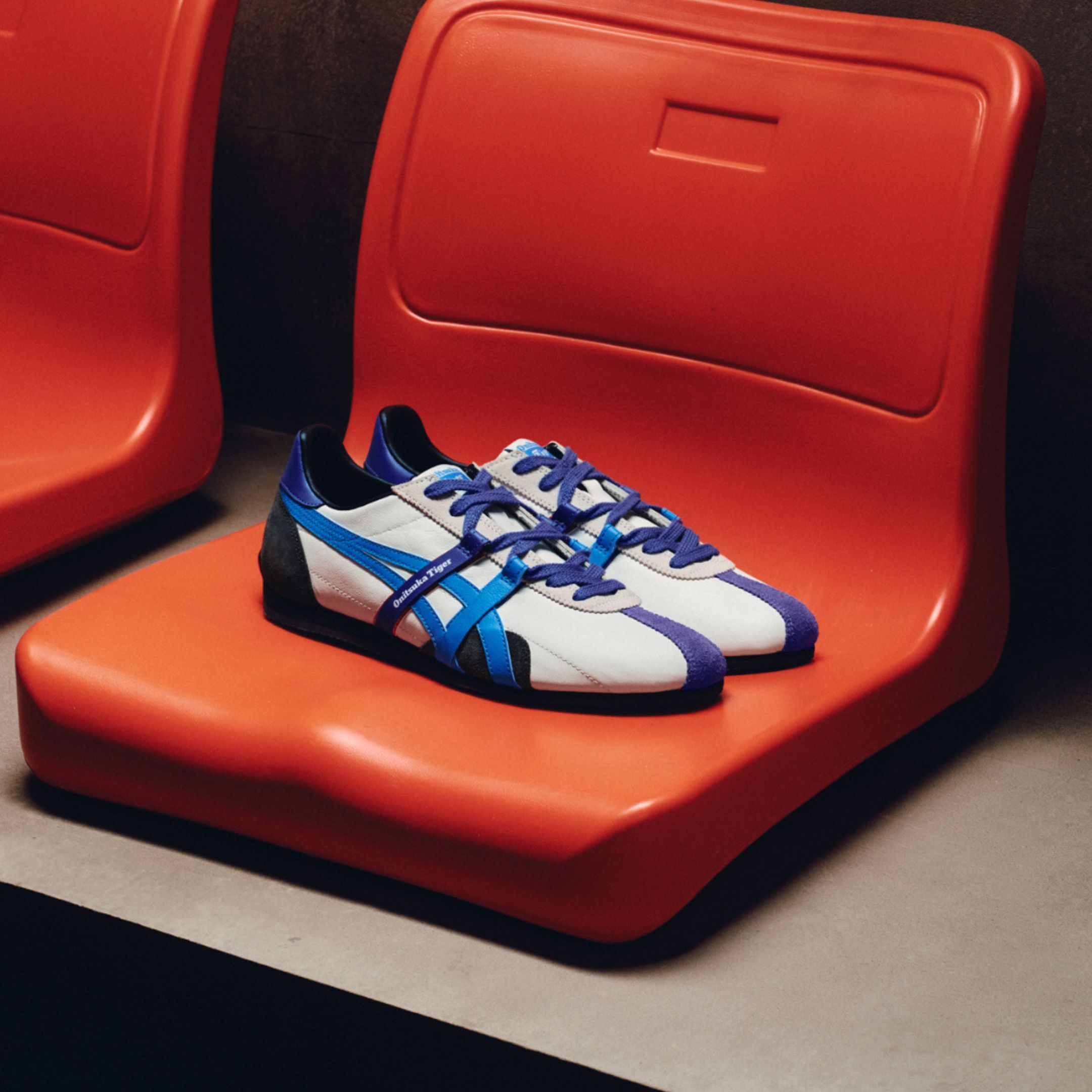 NICEDAY 代購 Onitsuka Tiger 鬼塚虎 RUNSPARK 2.0 白藍 藍 牛皮革 1183C606-001