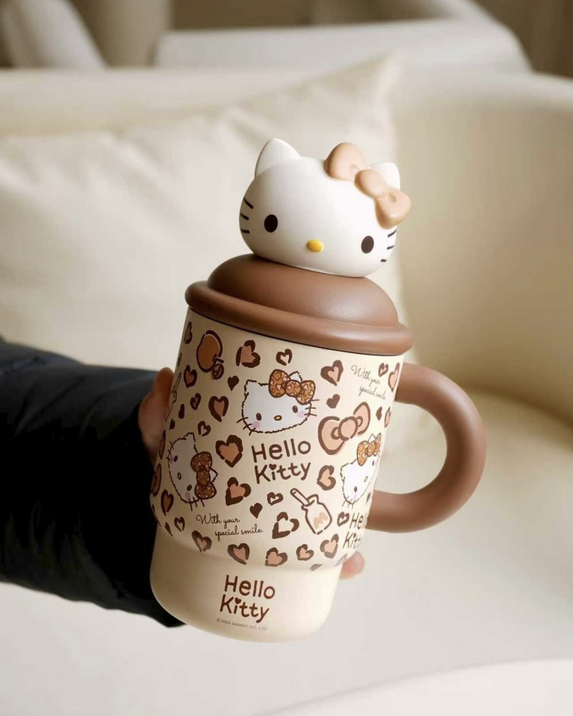 Sanrio 三麗鷗 大頭 吸管 水壺 保溫杯 500ml 五款