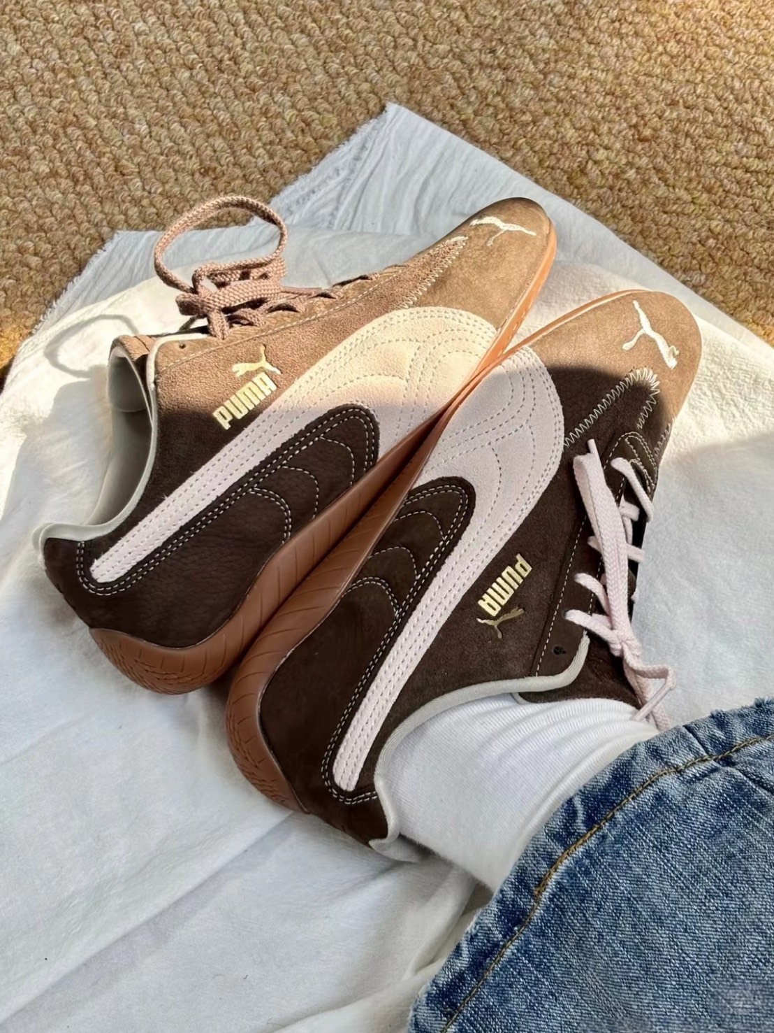 PUMA SPEEDCAT WINE CLUB 摩卡餅乾 麂皮 賽車鞋