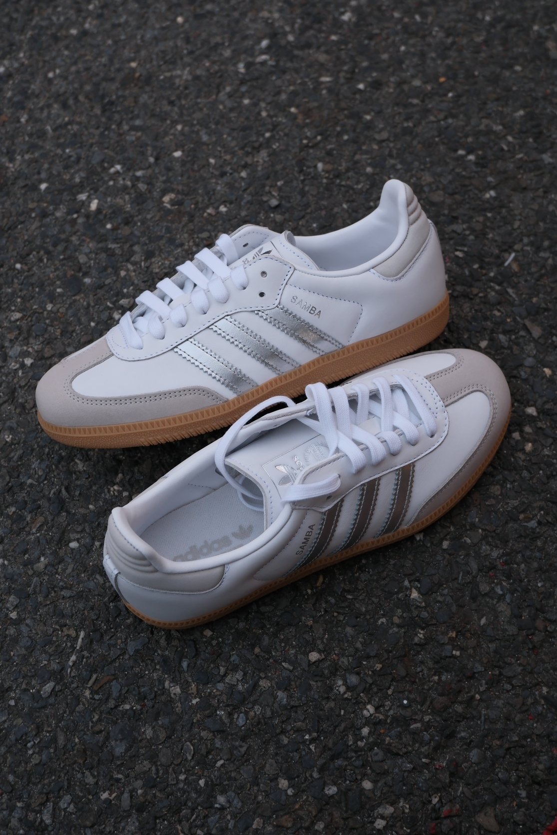 Adidas SAMBA OG 白銀 焦糖底 德訓鞋 休閒鞋 JI2725