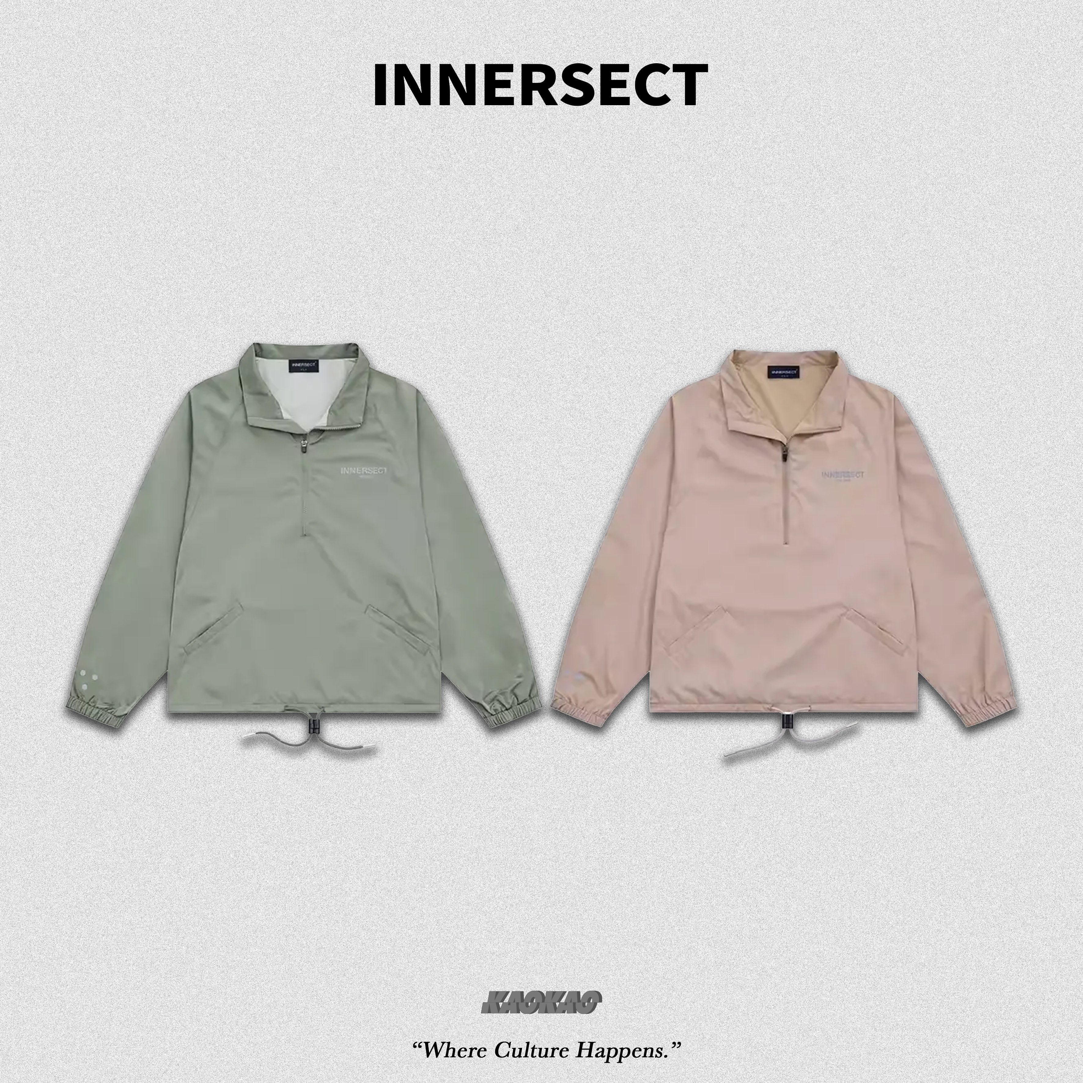 預購4/25抵台 INNERSECT 三生萬物 ESSENTIAL 衝鋒衣 尼龍連帽外套 防風【INN23FWTJK55】