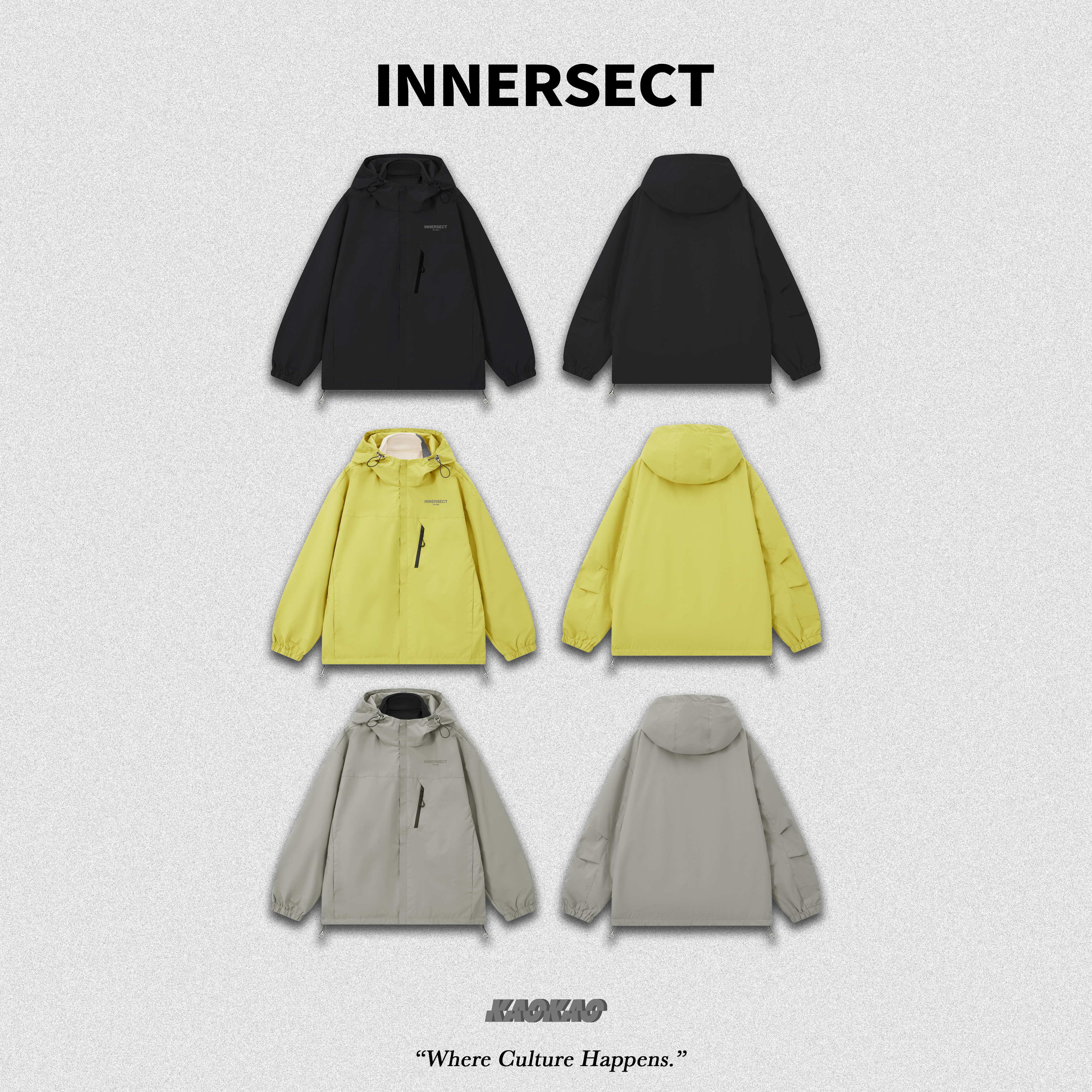 預購4/25抵台 INNERSECT 三生萬物 山系衝鋒衣外套【INN24FWTJK486】