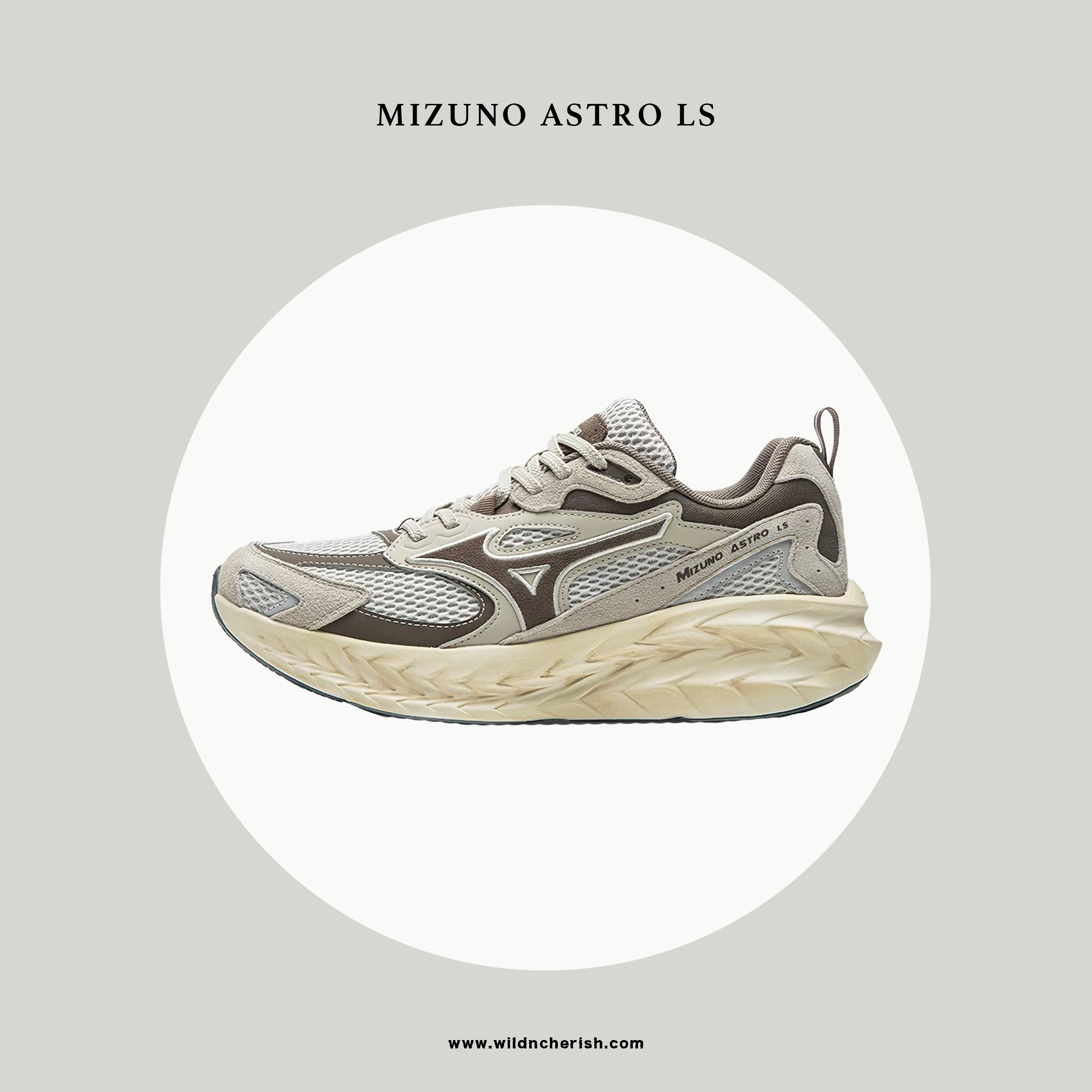 預訂 | Mizuno Astro LS 啡色 造舊中底