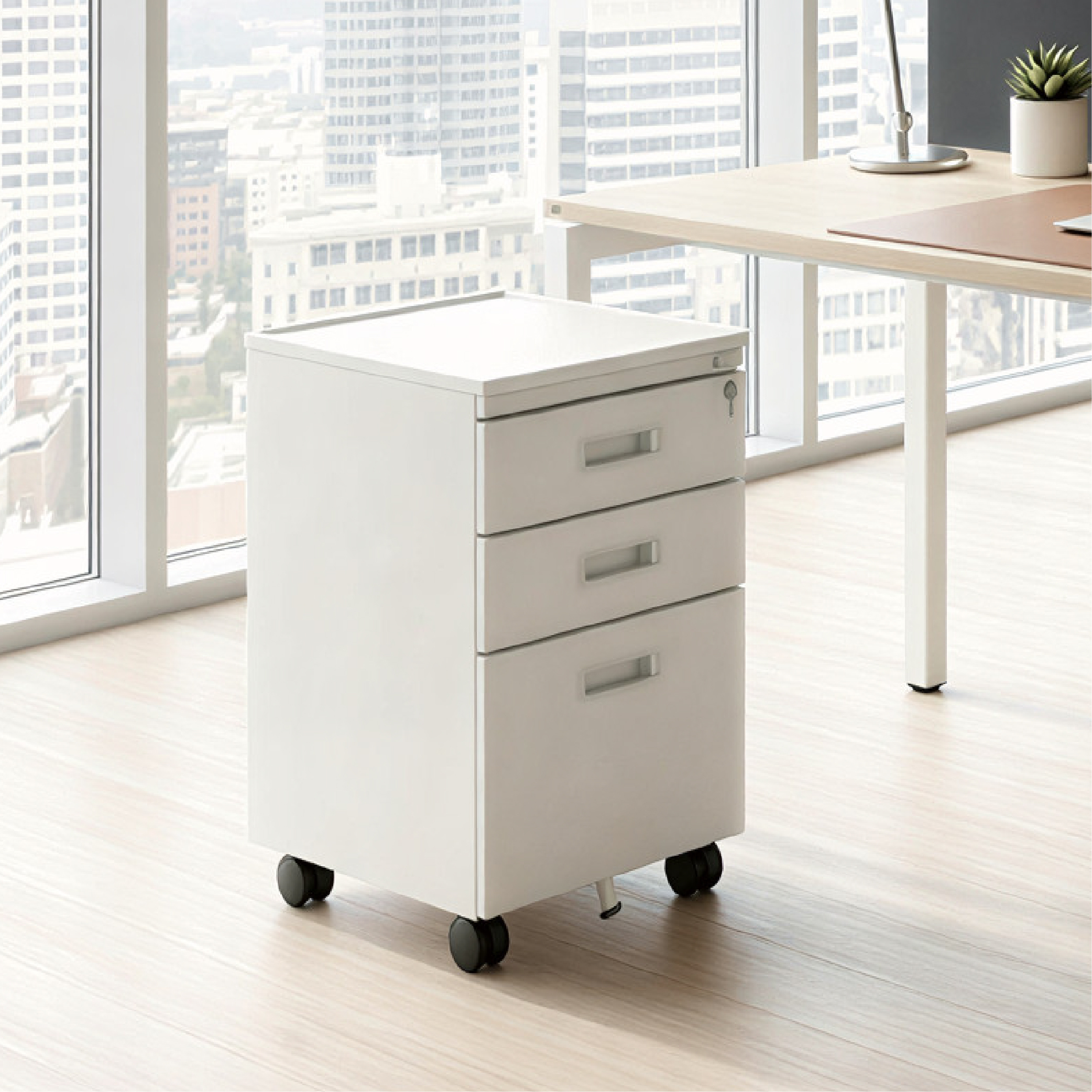 晶鑽活動櫃-H58cm-低櫃