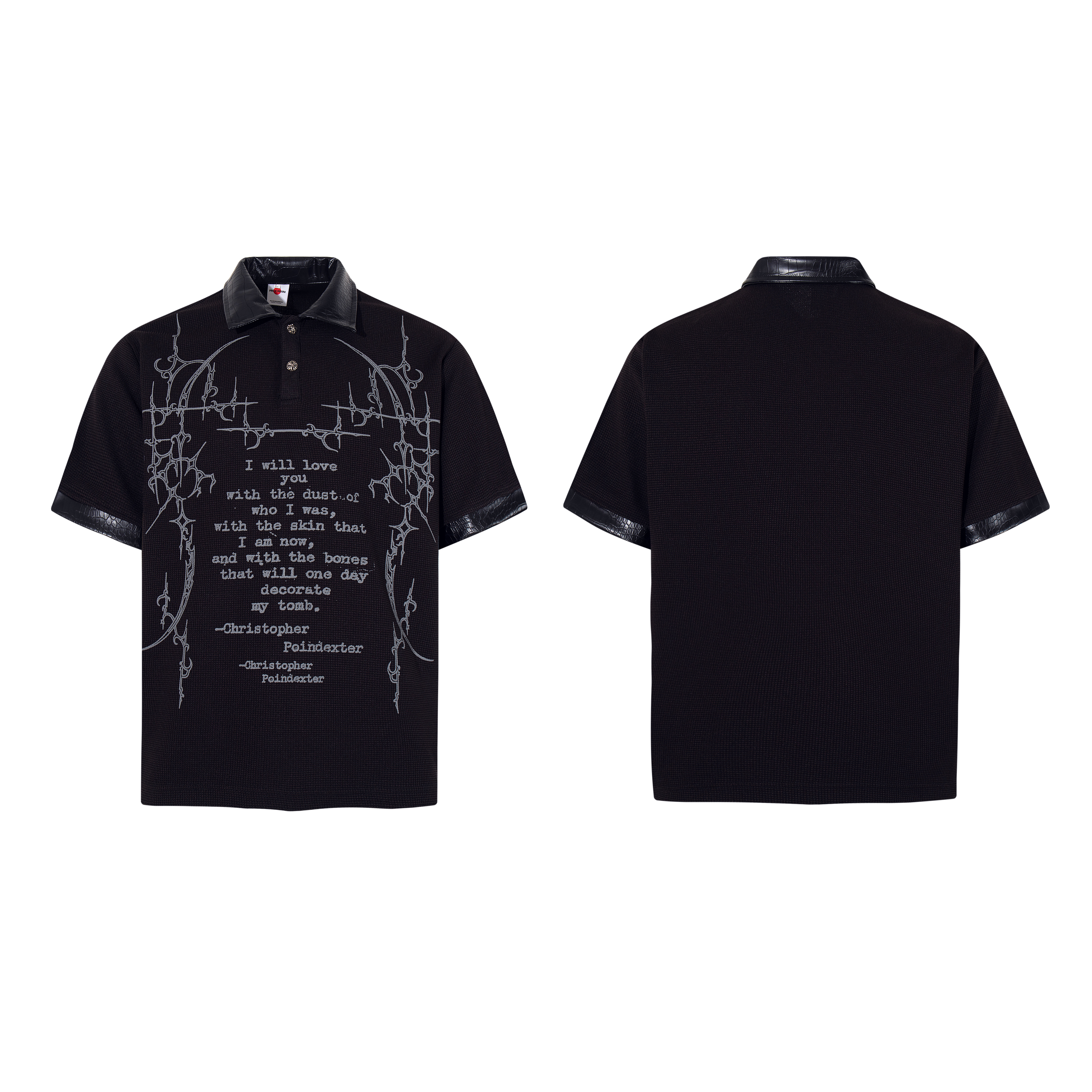 《S.V》哥德詩歌華夫格POLO 衫