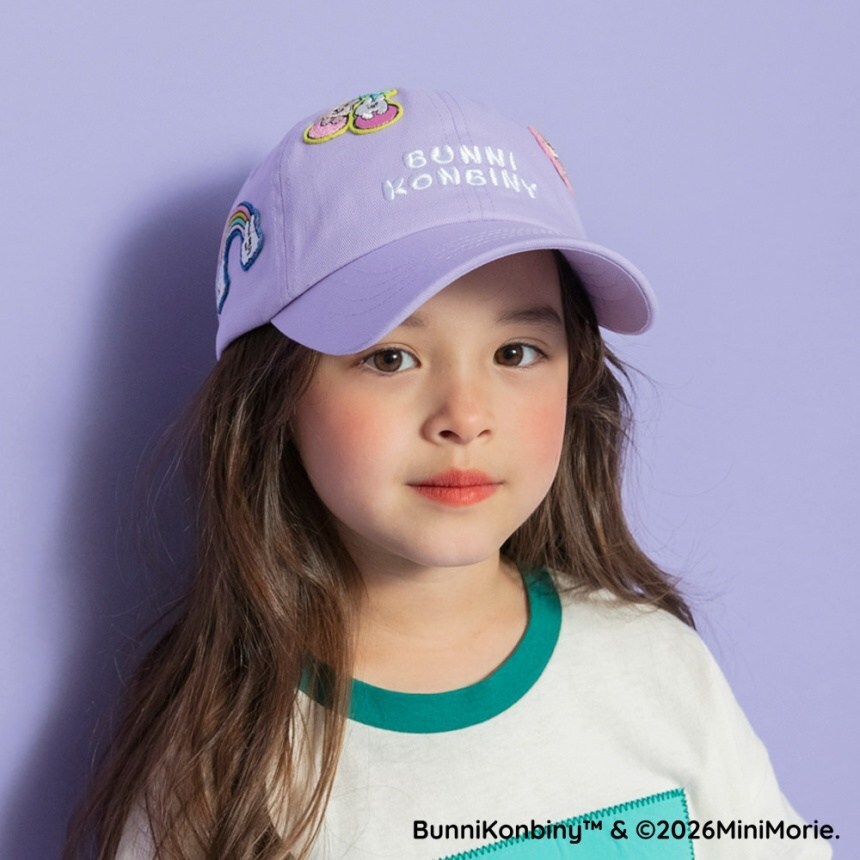 日本 便利店兔 刺繡貼布棒球帽 3色