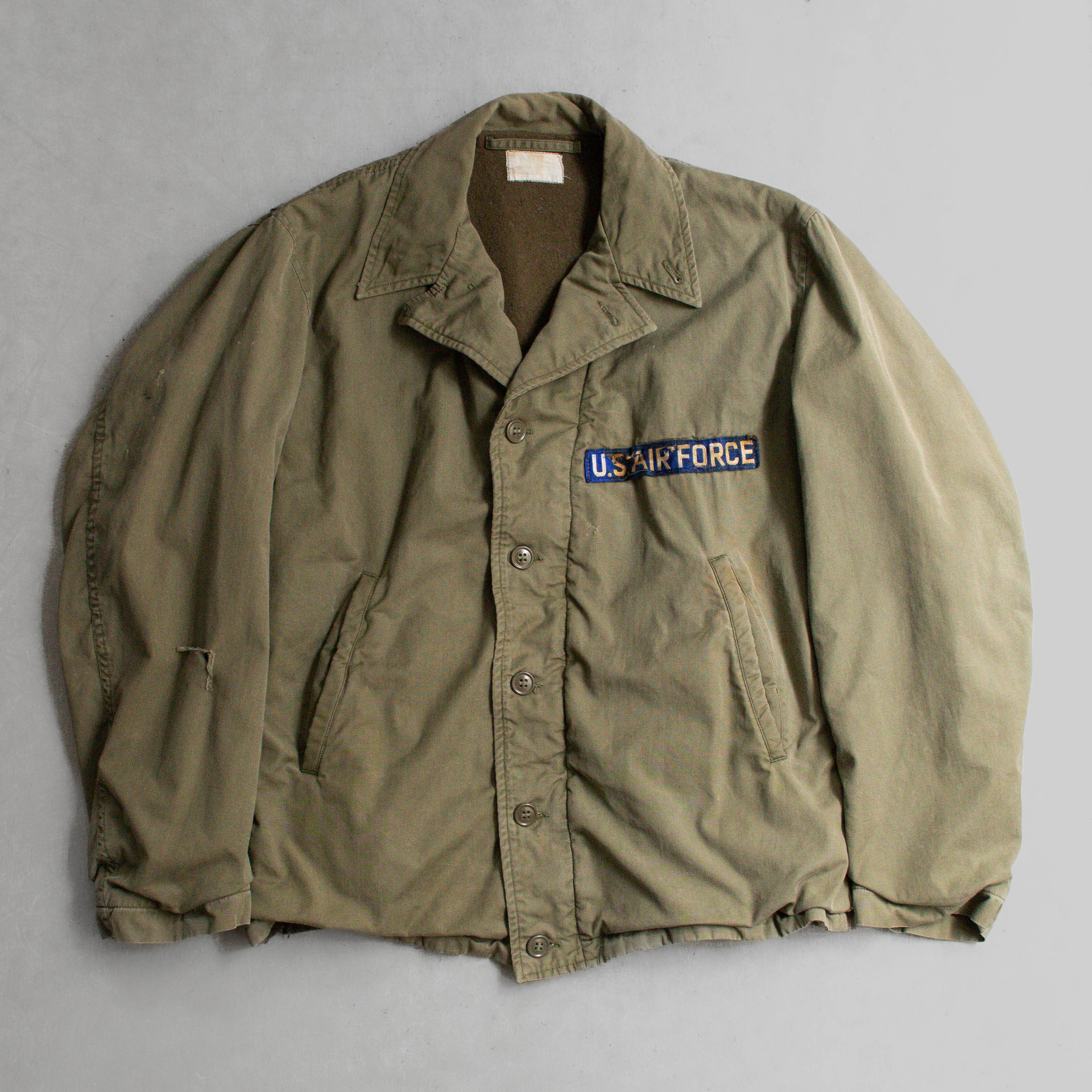 40S US NAVY N4 DECK JACKET 美軍 海軍 甲板 夾克 軍外套 A