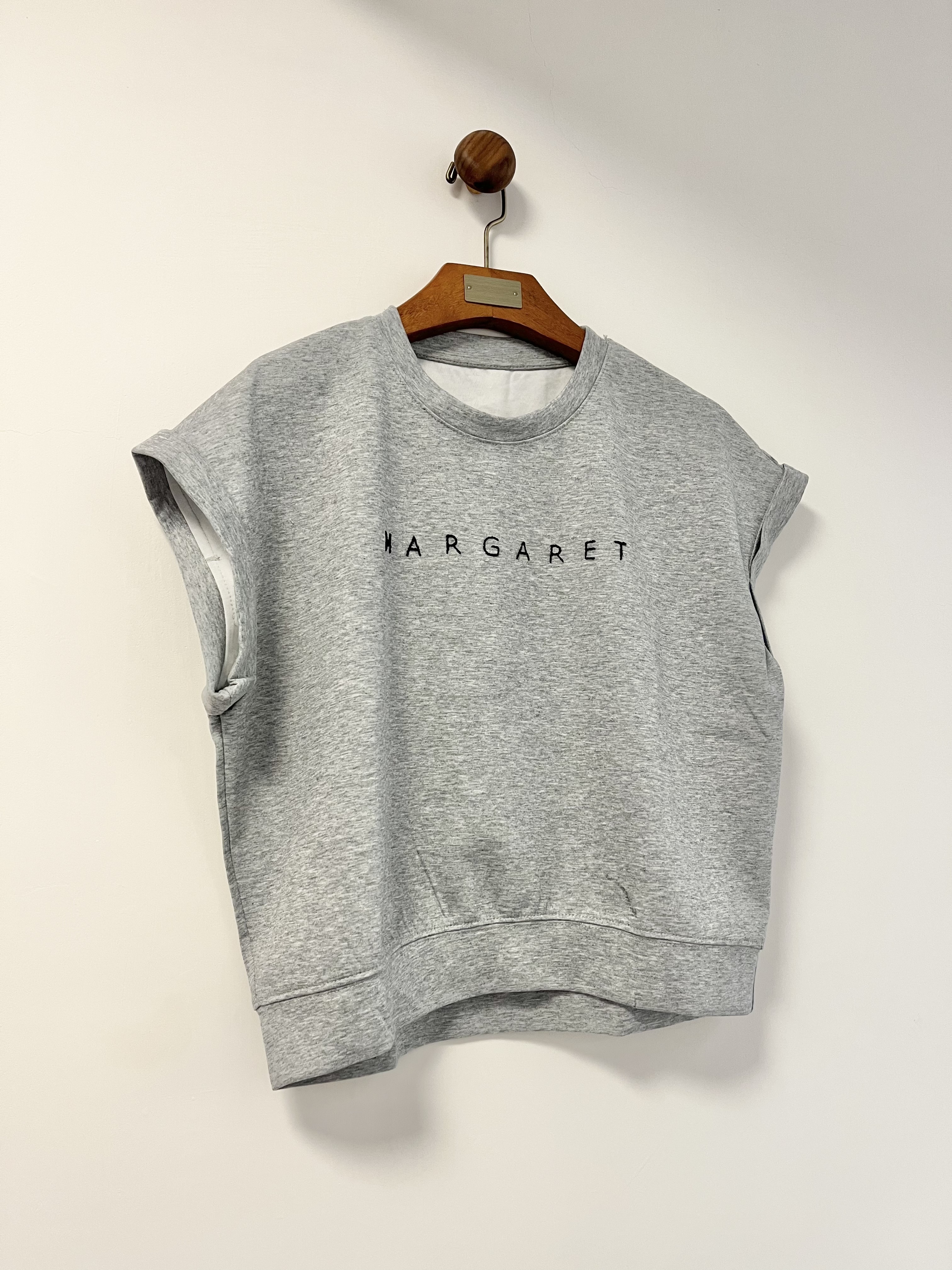 🌿繡” MARGARET “ 褶袖Tee