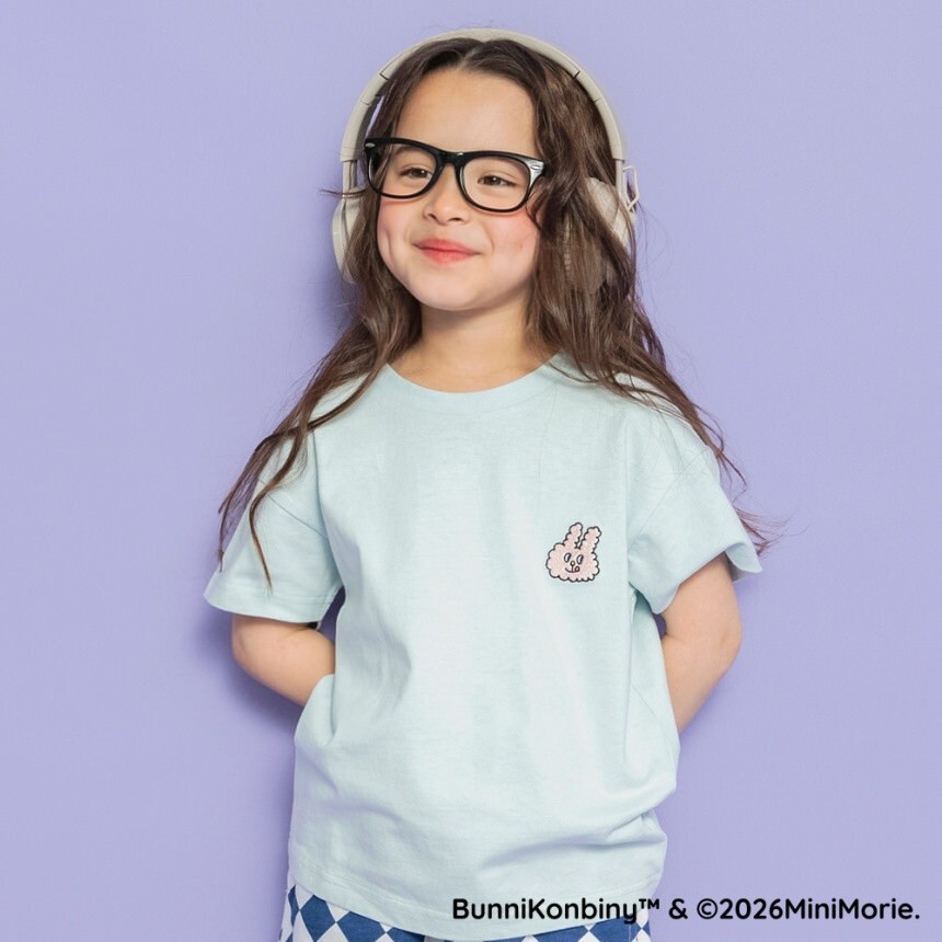 日本 便利店兔 親子刺繡兔兔上衣 3色