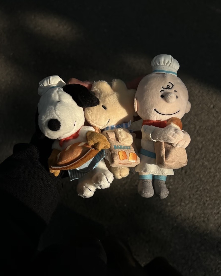 Snoopy Olaf 烘焙系列 史努比 毆拉夫 毛絨 掛件 吊飾