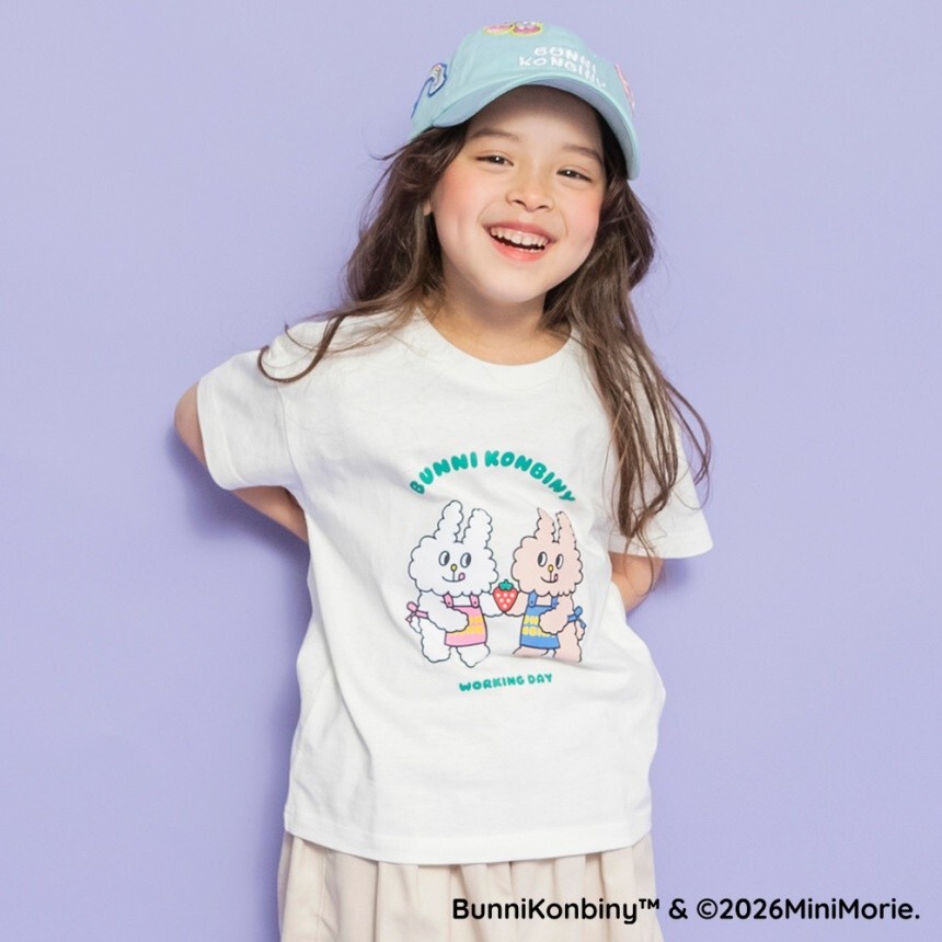 日本 便利店兔 插畫可愛上衣 3色