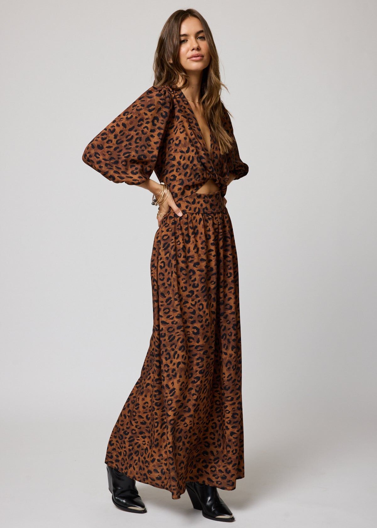 Knot Front Maxi Dress