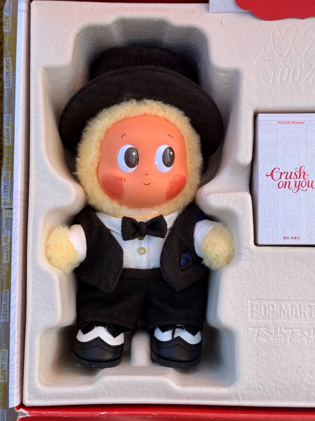 <預購>POPMART 泡泡瑪特 星星人怦然心動系列 婚禮 搪膠毛絨公仔禮盒 大娃 禮物