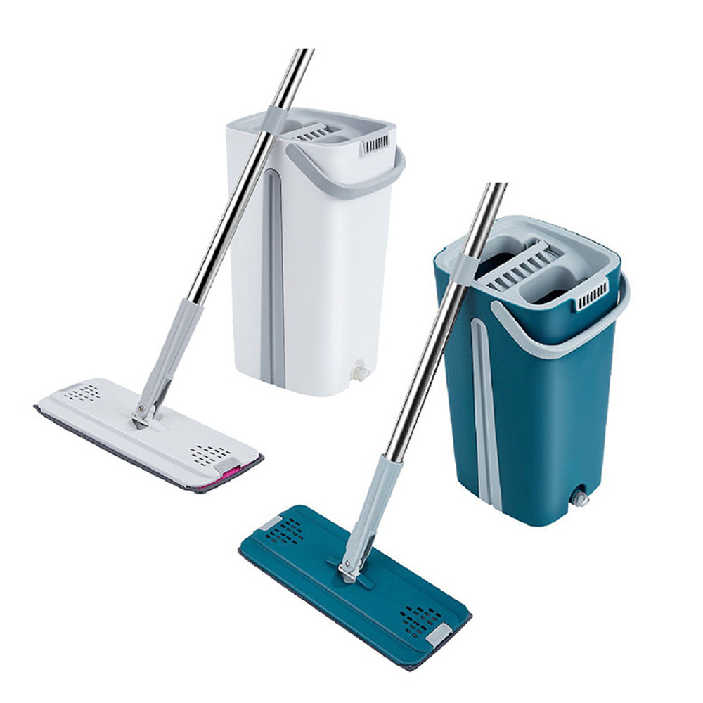 免手洗平板拖把桶組【JJ0670】