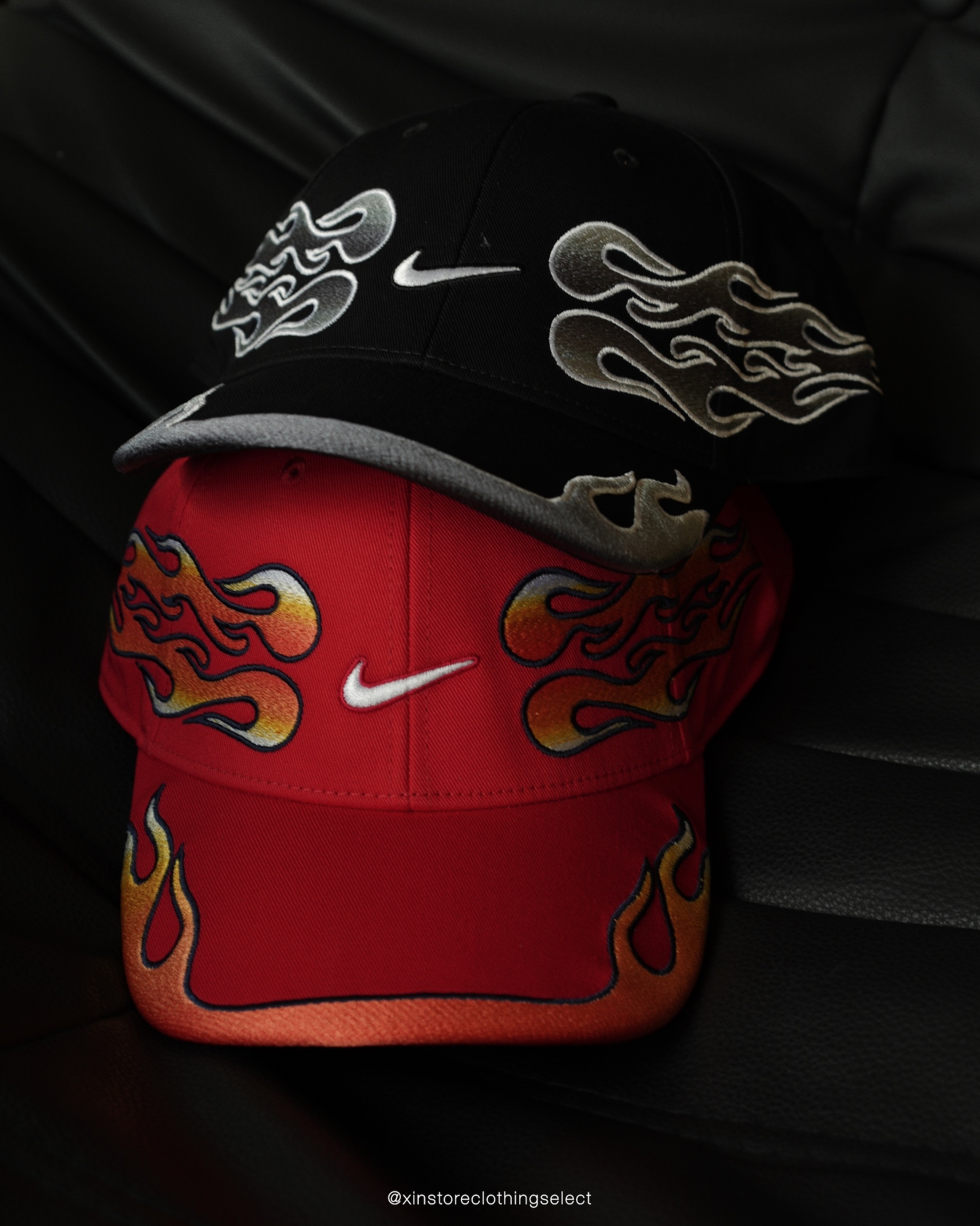 <馬年限定🔥>Nike Club OG Flame 刺繡 火焰 帽子 硬頂帽 棒球帽 兩色