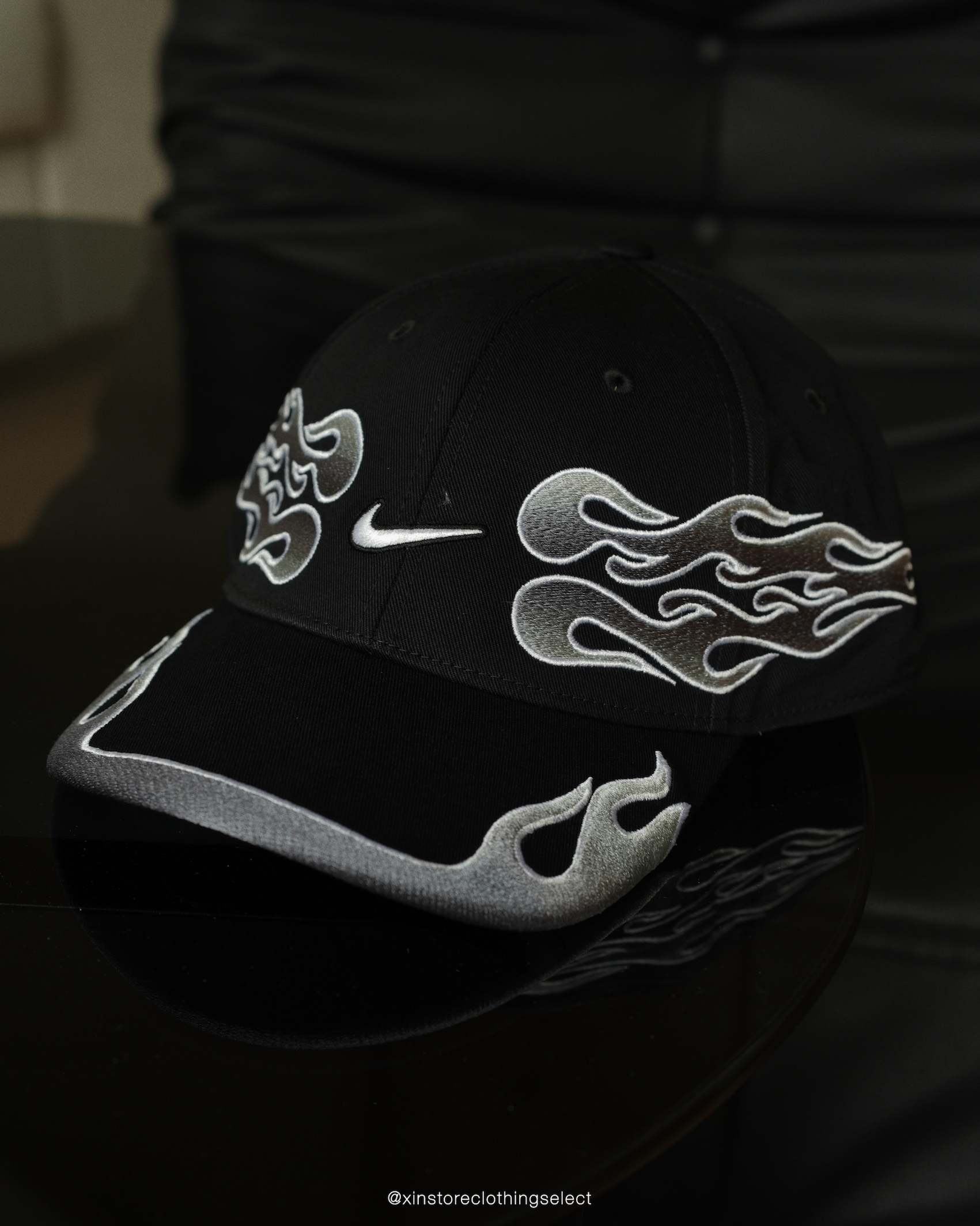 <馬年限定🔥>Nike Club OG Flame 刺繡 火焰 帽子 硬頂帽 棒球帽 兩色