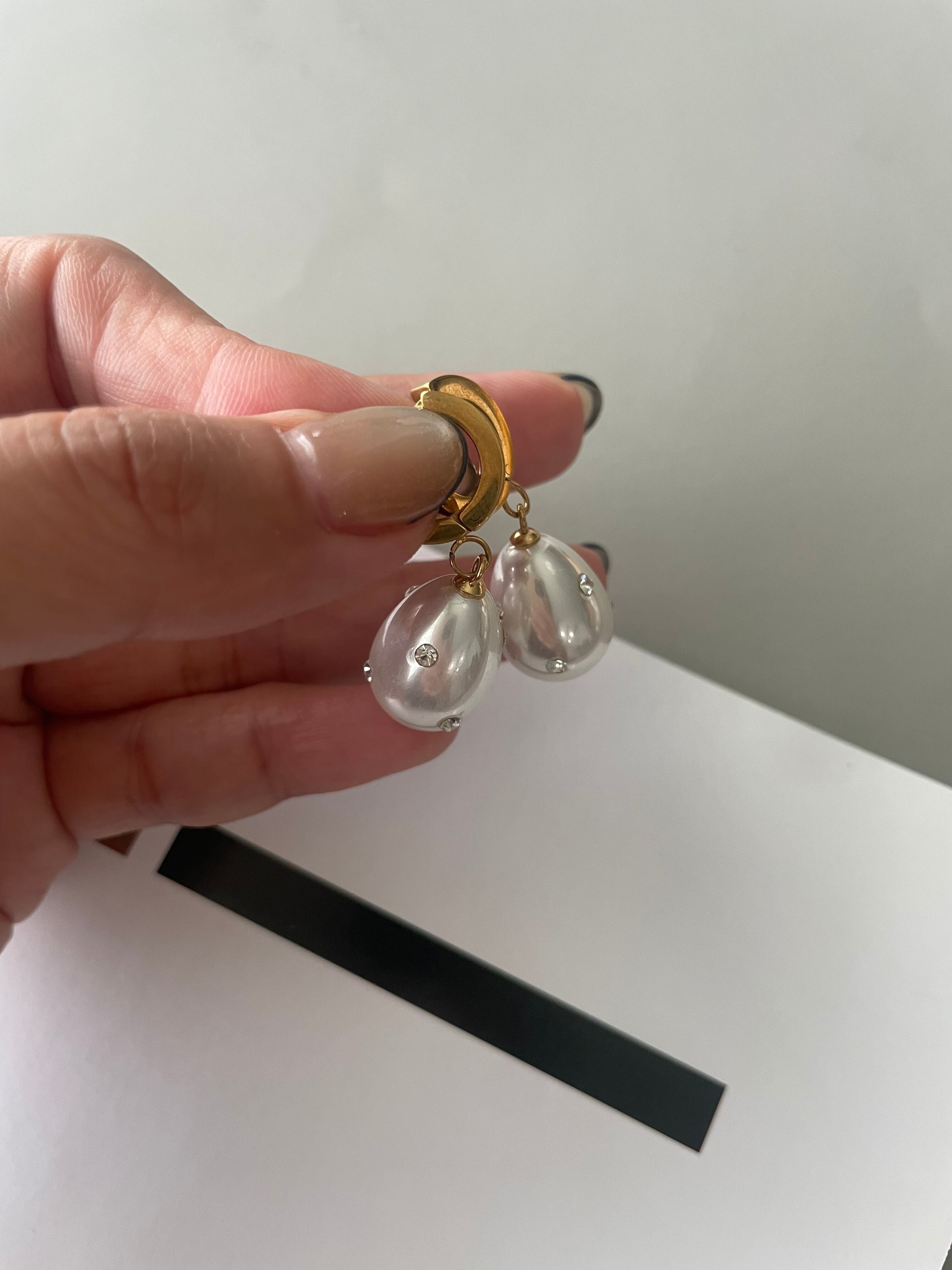 milky teardrop pierce