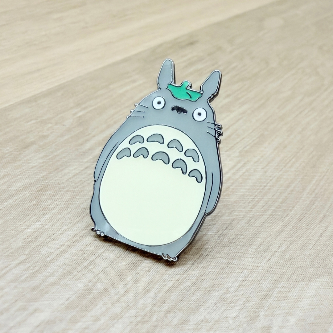 胸針 龍貓 荷葉在頭上