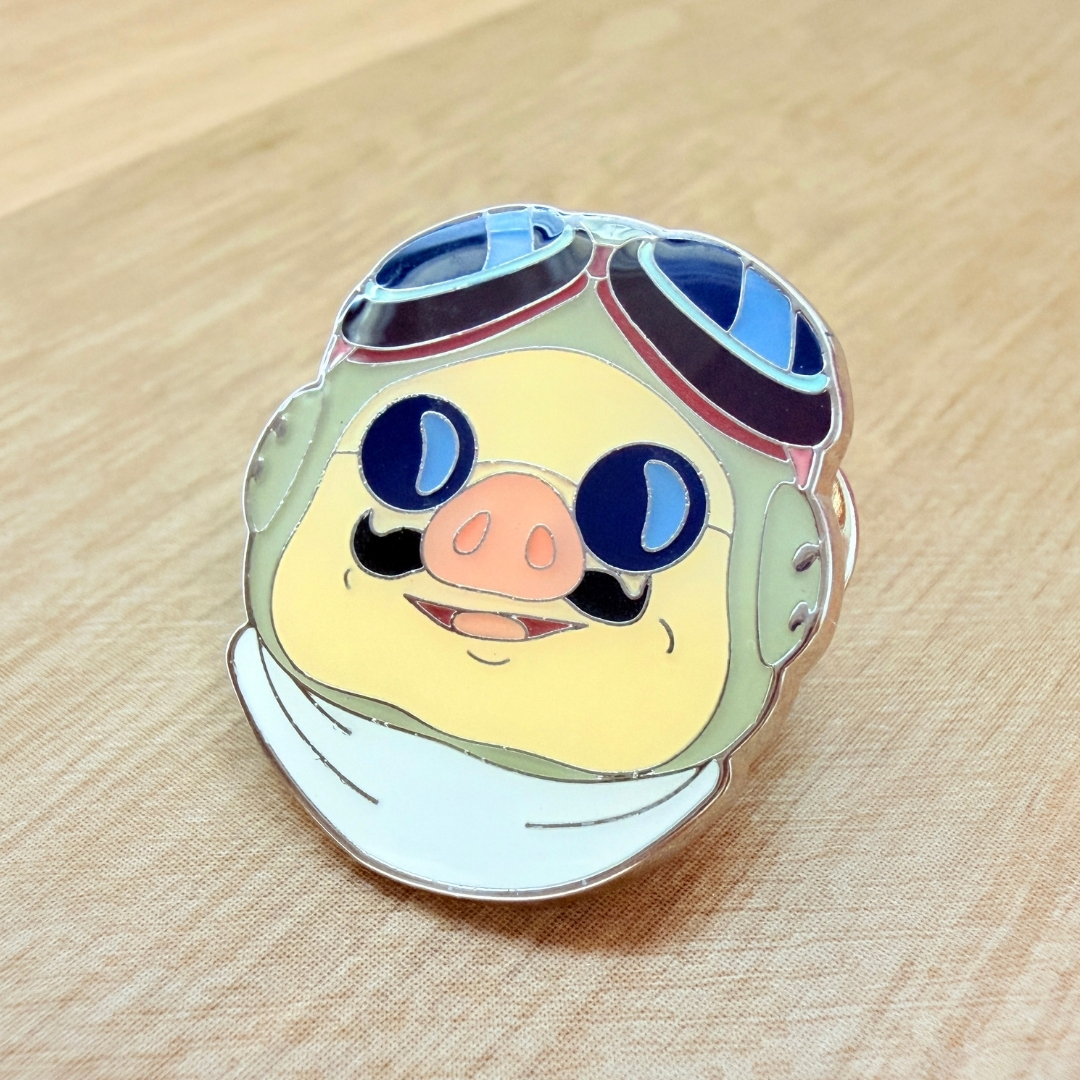 胸針 紅豬 波魯克臉部