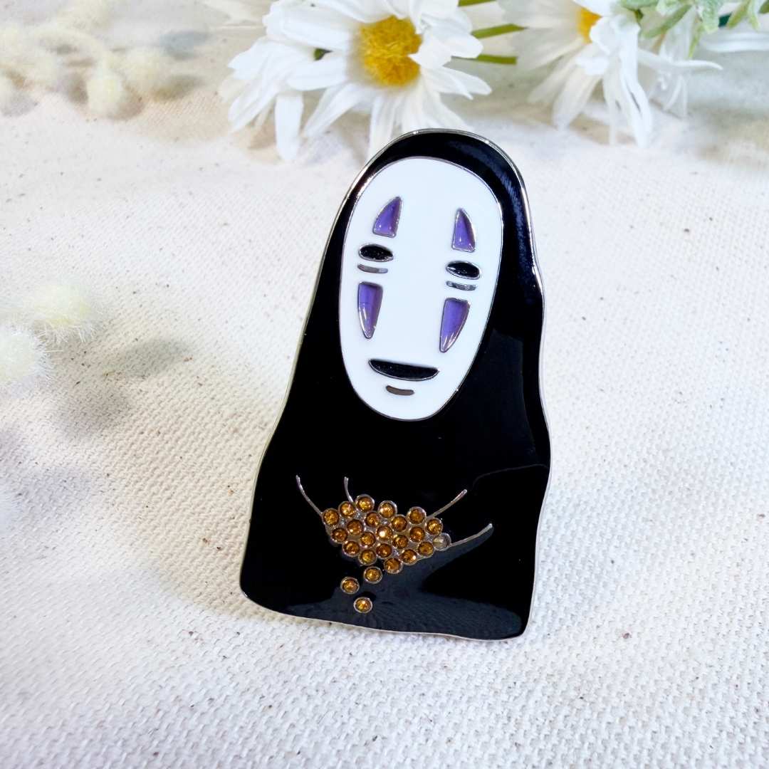 金屬胸針 神隱少女 無臉男