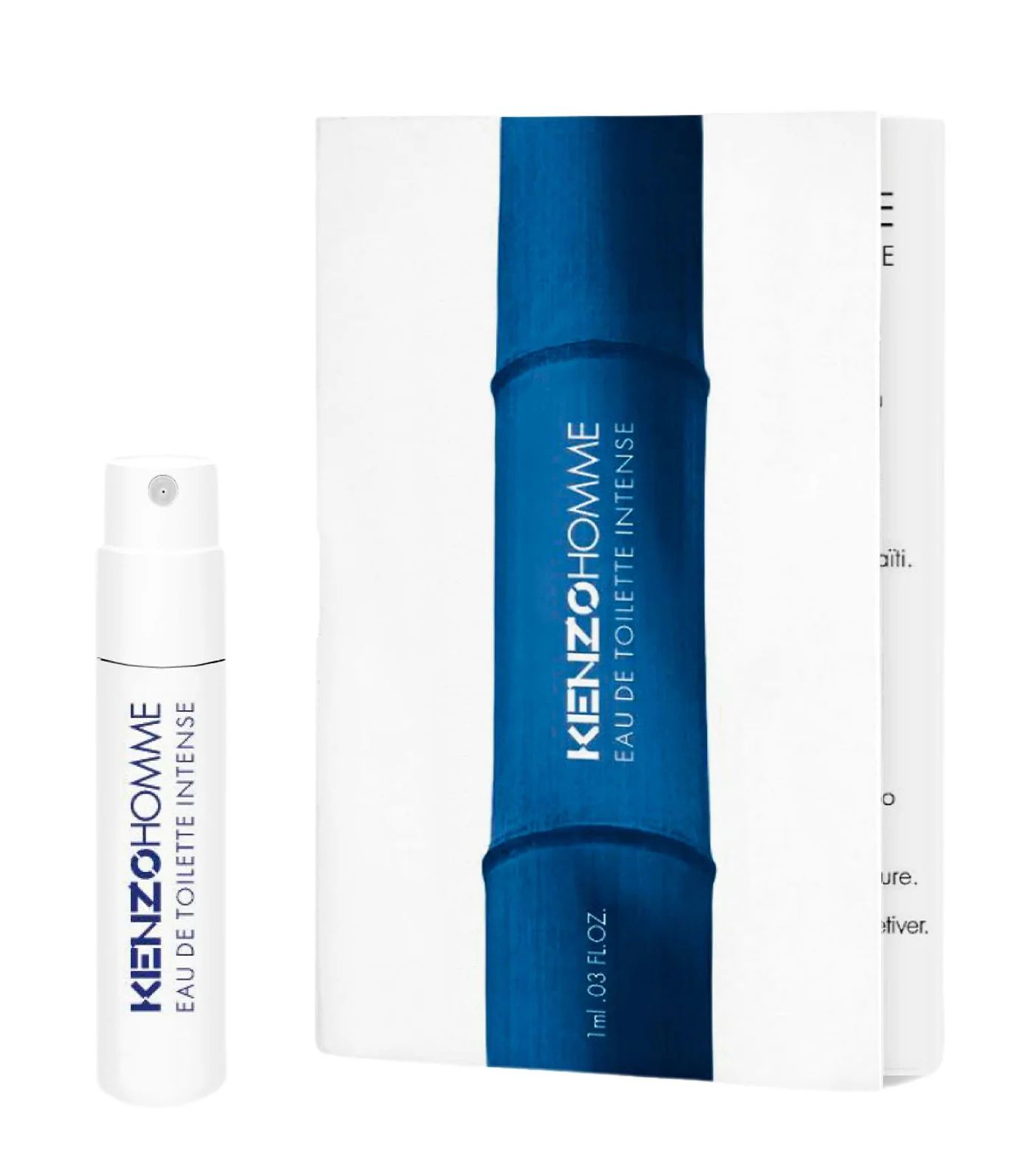 Ken.zo Homme Eau de Toilette Intense 1ml (中性香水）(H2 PB767）