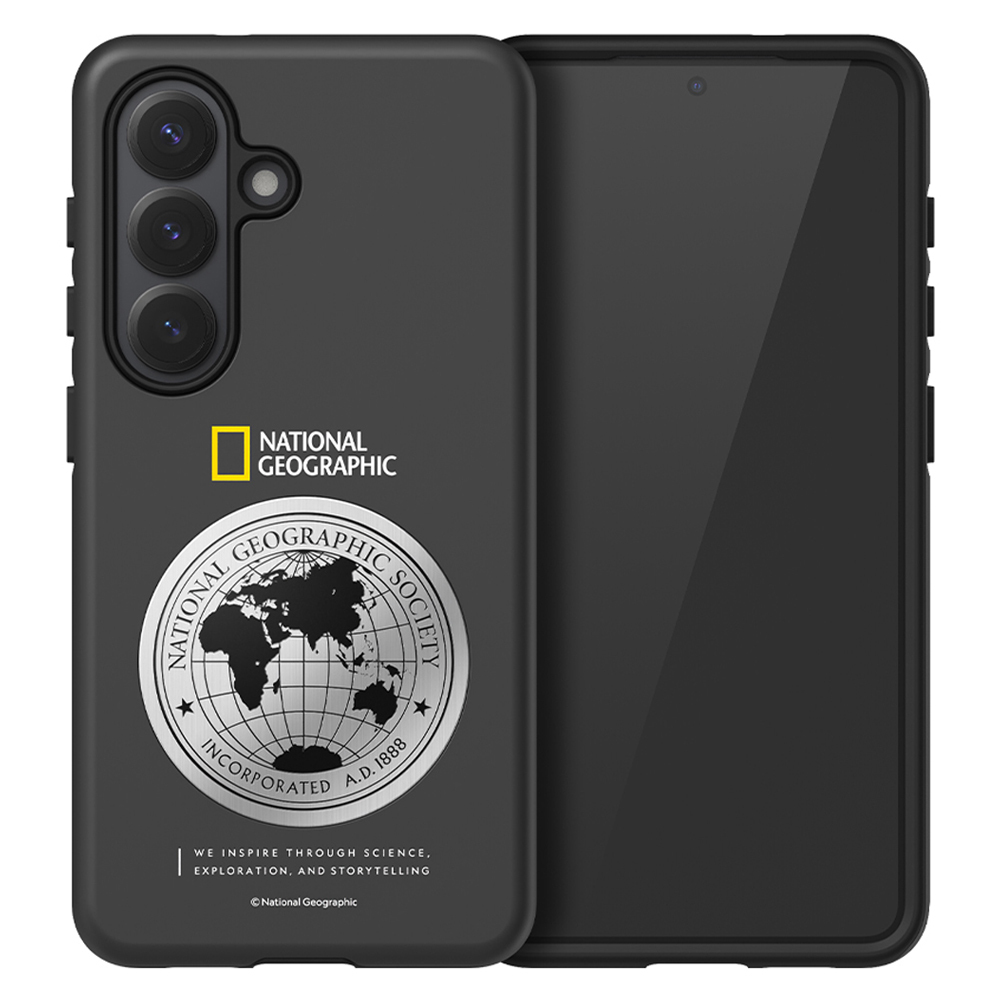National Geographic - Metal Deco Hard Shell - Samsung S26 Case 國家地理磁吸雙層防撞手機殼