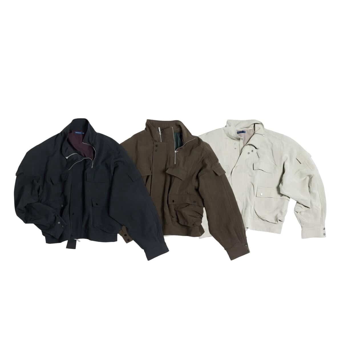 MELSIGN 26SS Zip-up Pocket Short Jacket